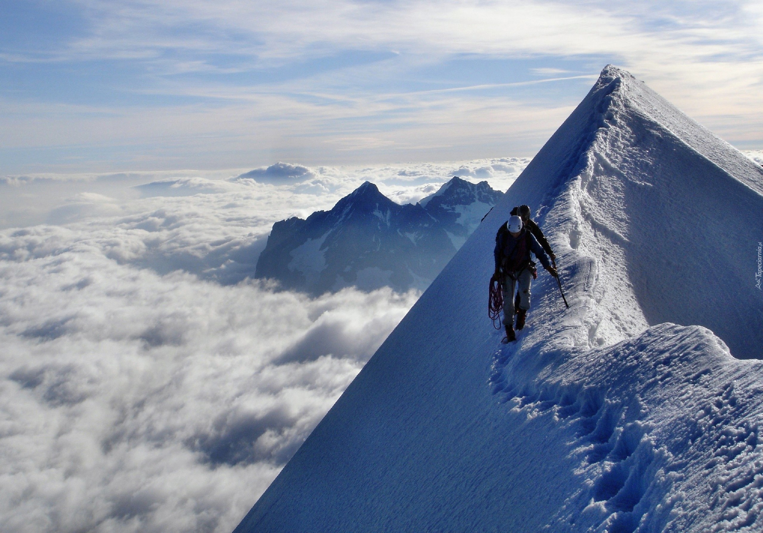 Góry, Chmury, Alpiniści