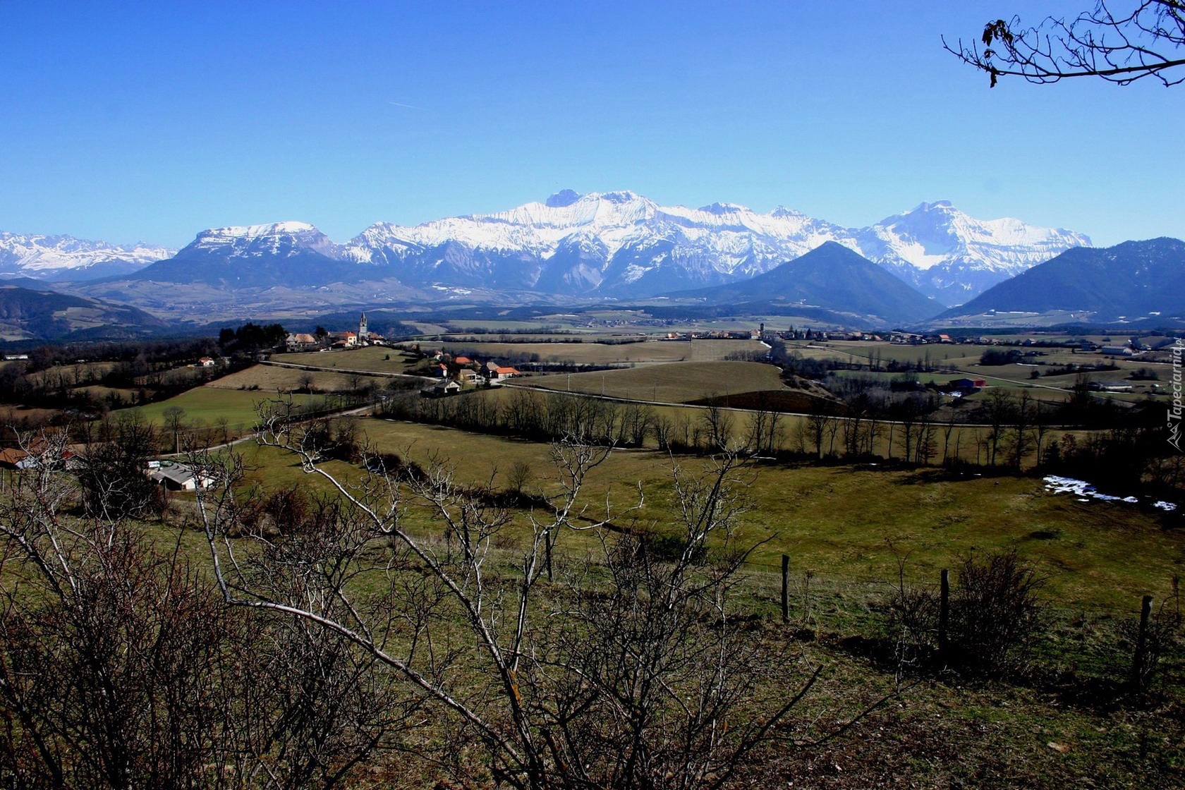 Pola, Góry, Ośnieżone, Szczyty