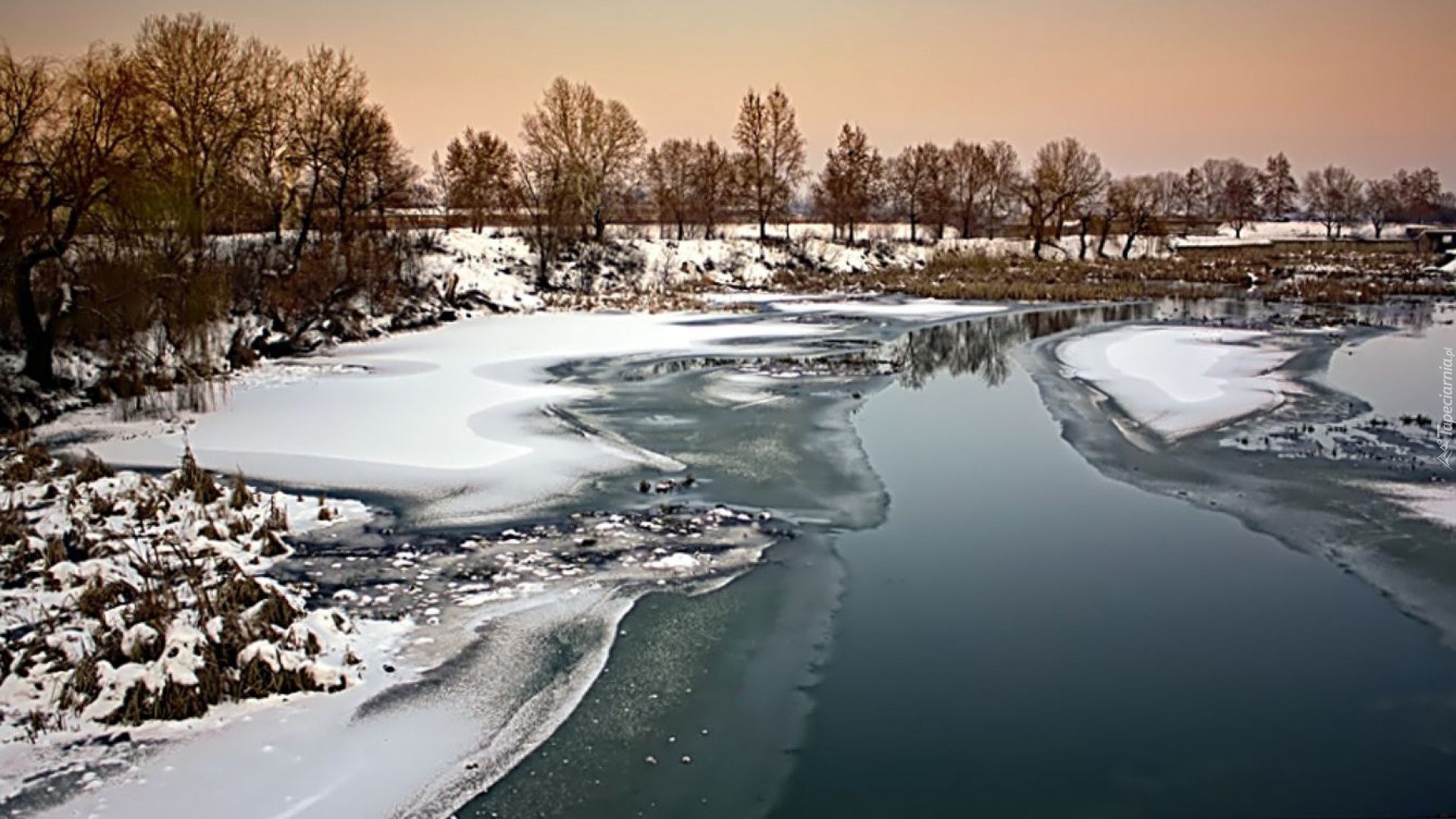 Jezioro, Zima