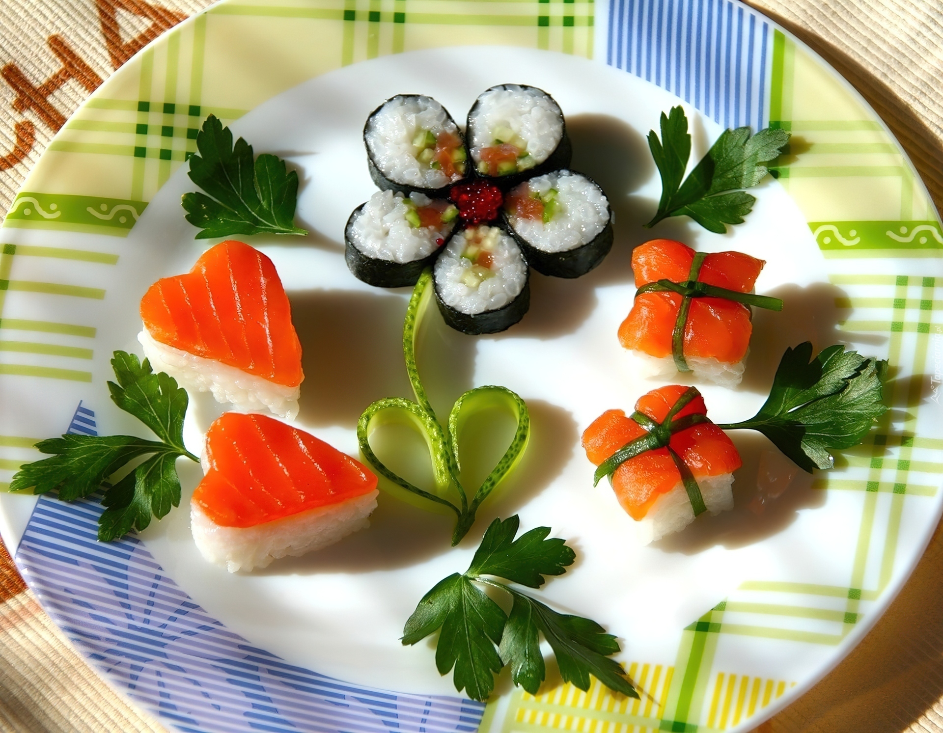 Kolorowe, Sushi, Półmisek