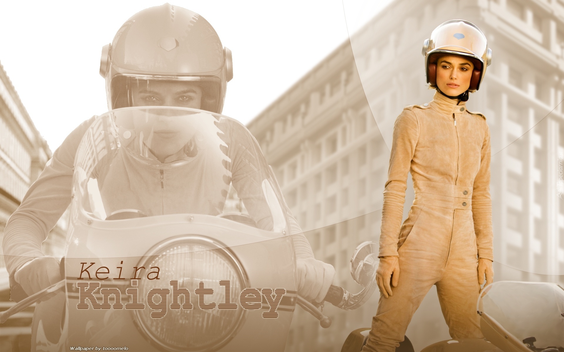 Keira Knightley, Ducati 750, Motocykl, Kask, Kombinezon