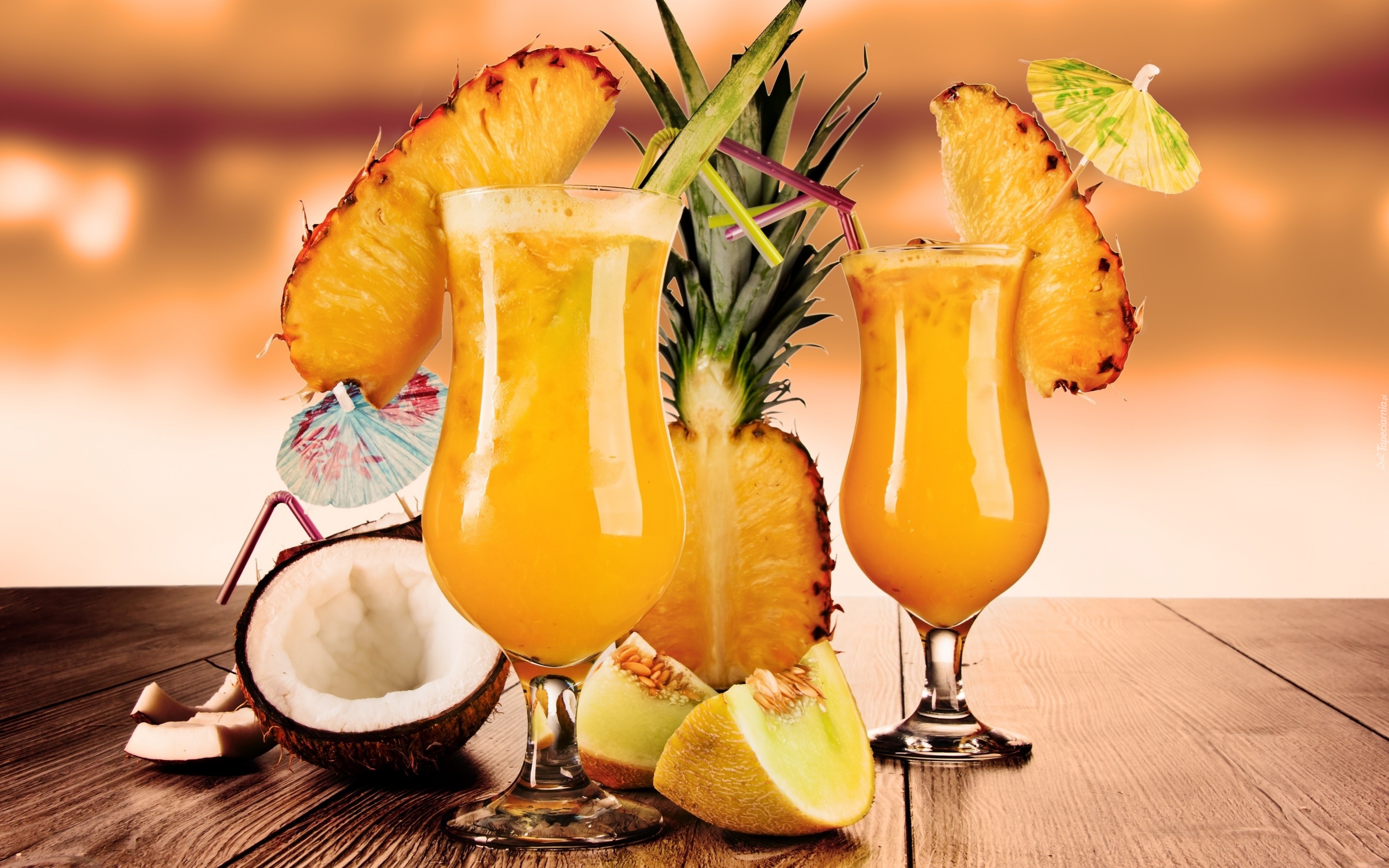 Owocowe, Drinki, Ananas