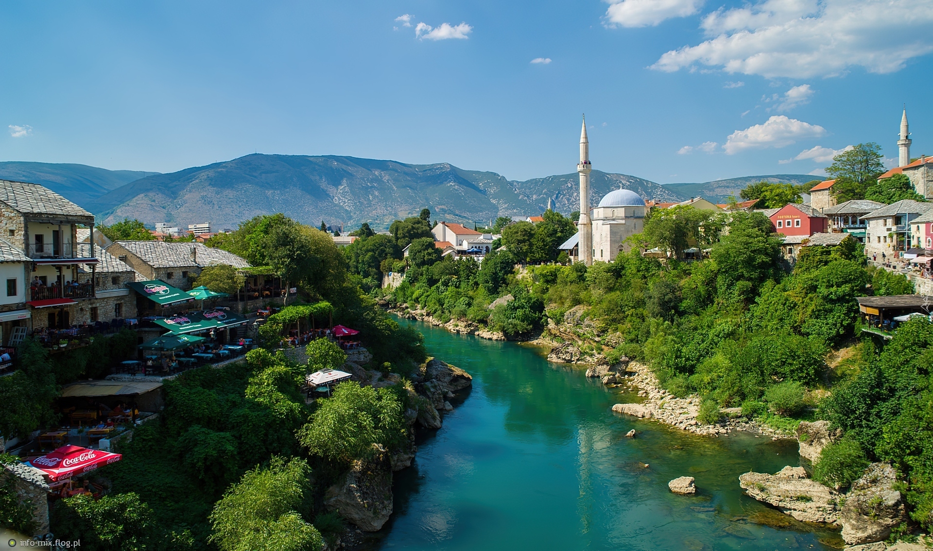 Rzeka, Zabudowania, Mostar, Hercegowina