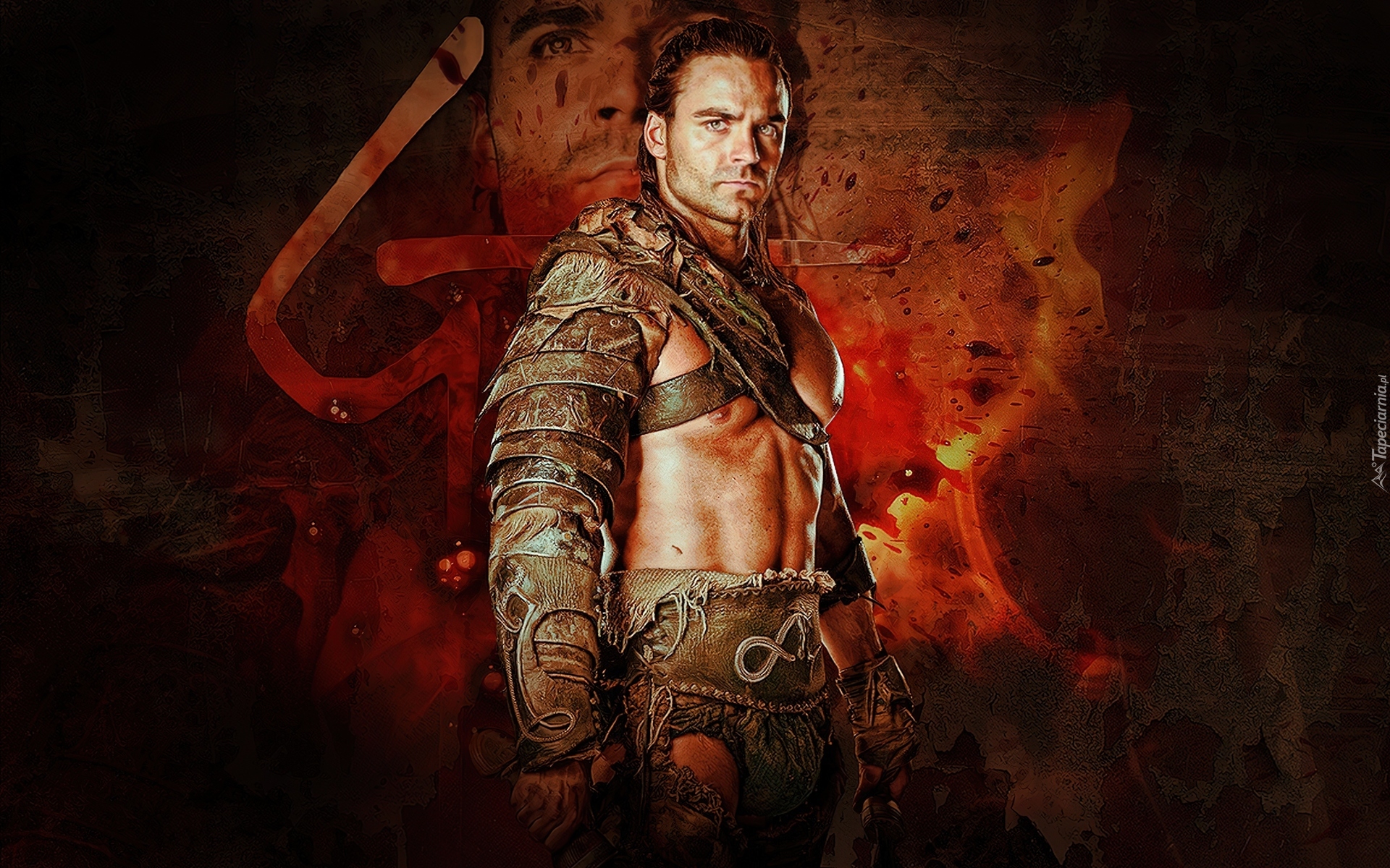 Spartacus, Bogowie areny, Gladiator, Gannicus - Dustin Clare