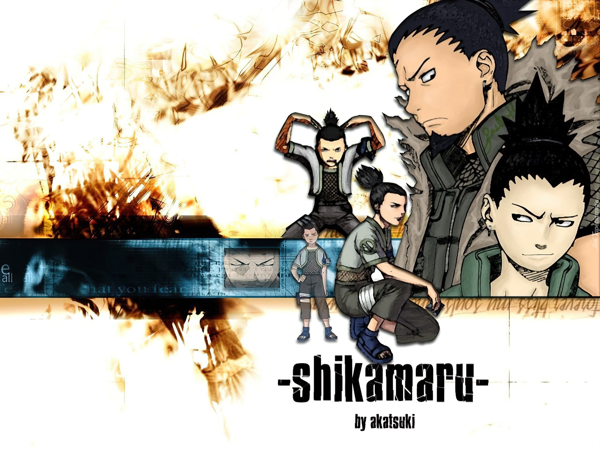 Naruto, Shikamaru, twarze