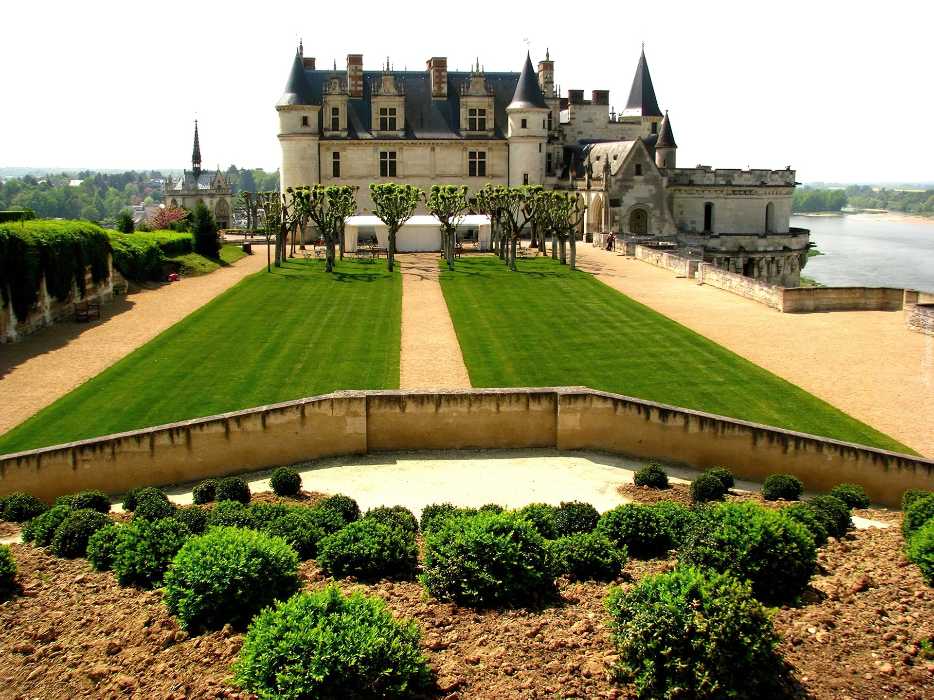 Ogród, Zamek, Amboise, Francja