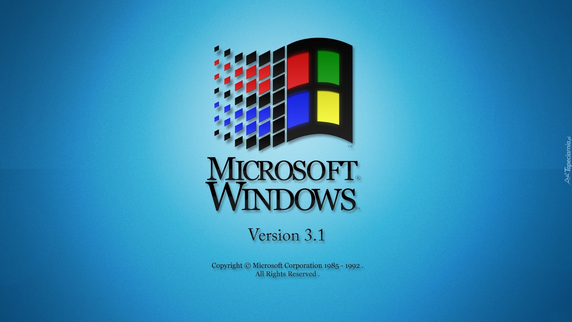 Microsoft, Windows, 3.1, Logo