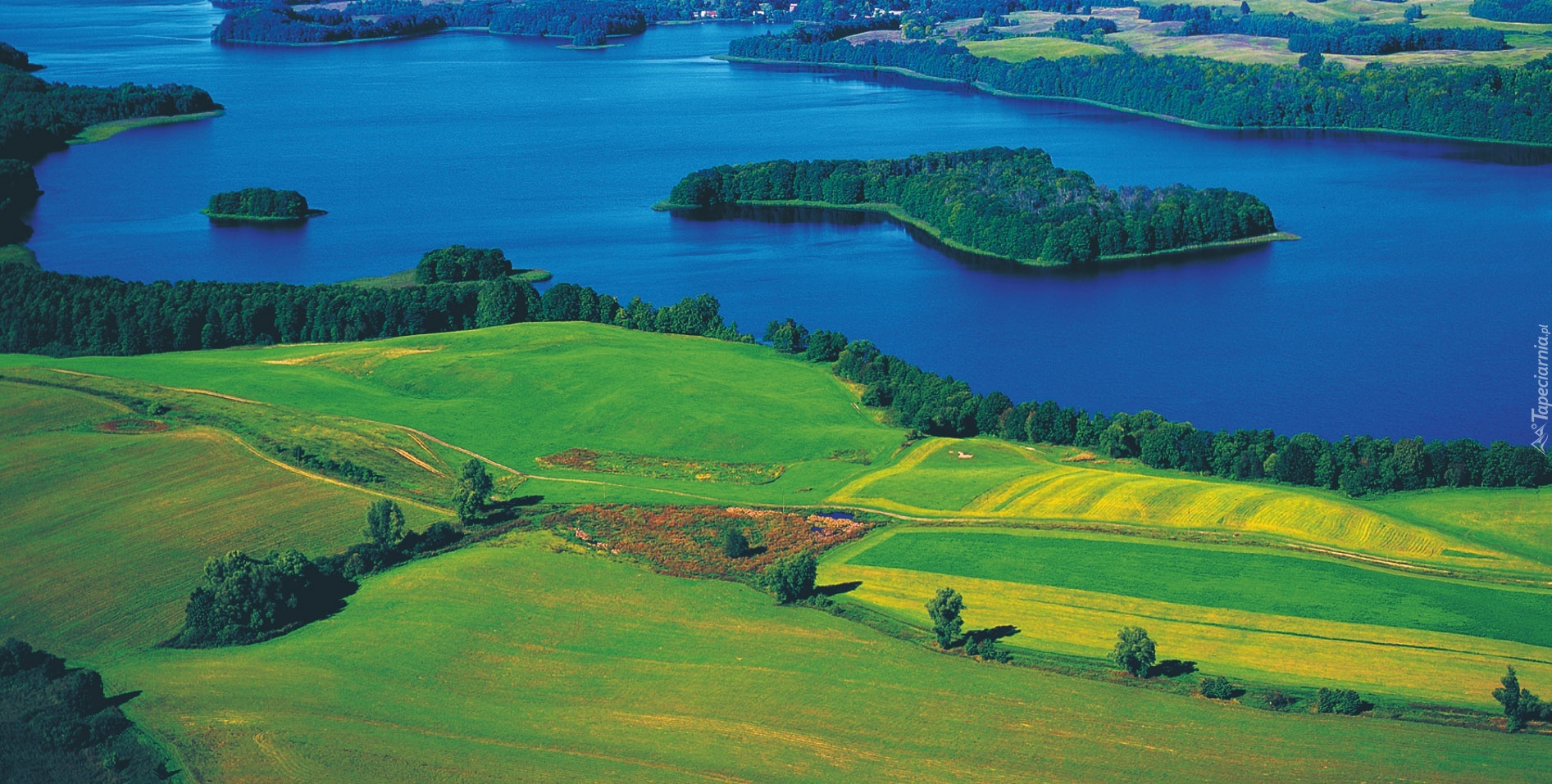 Jezioro, Lasy, Łąki, Mazury