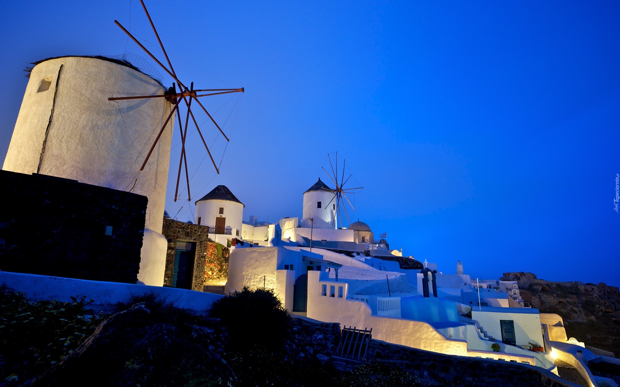 Wiatraki, Santorini, Grecja