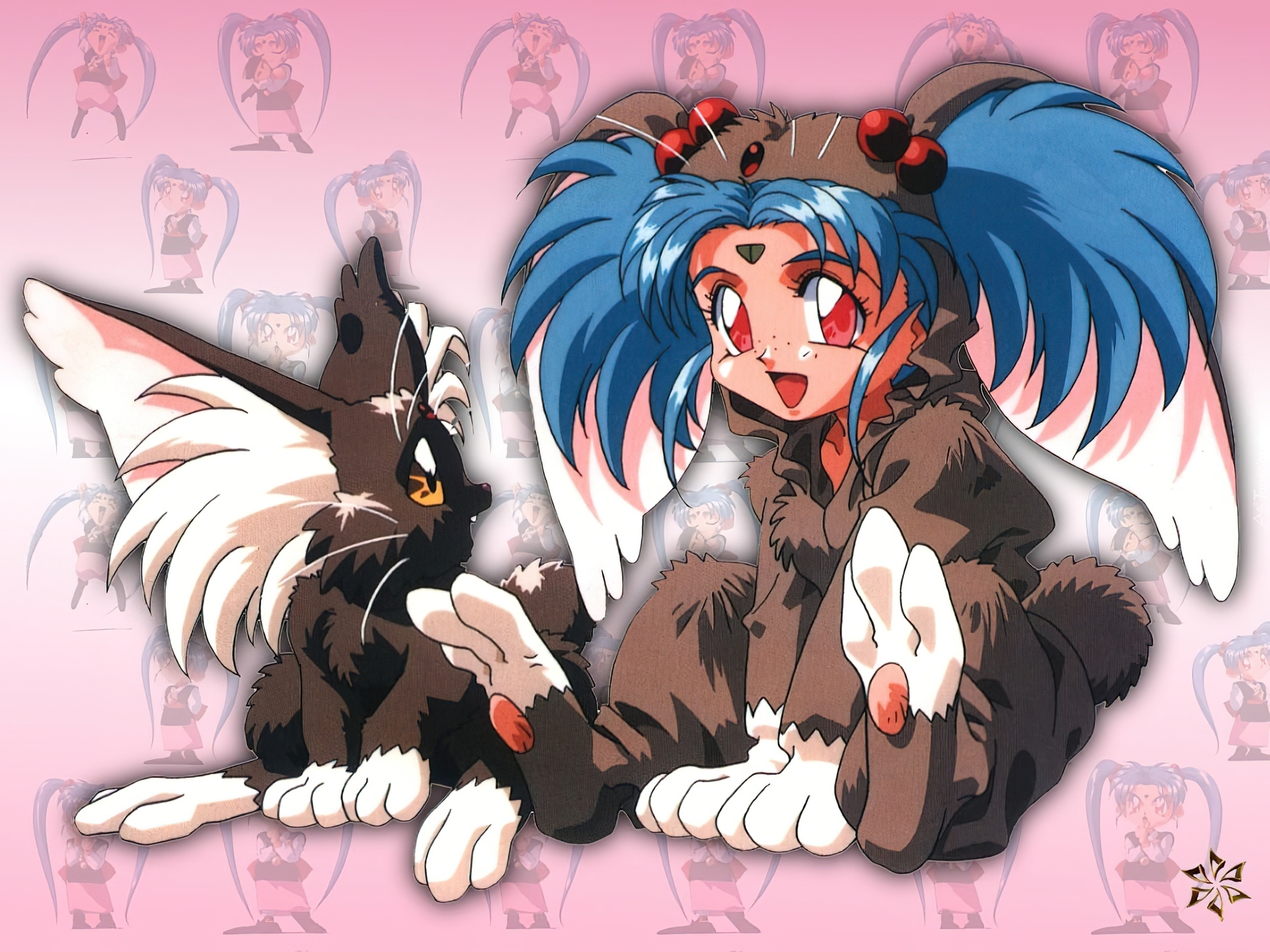 Tenchi Muyo, dziewczynka, futerko