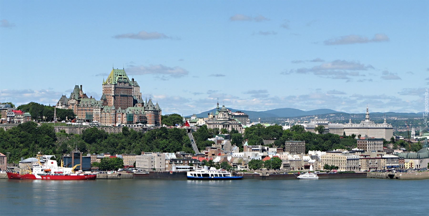 Panorama, Miasta, Quebec, Kanada