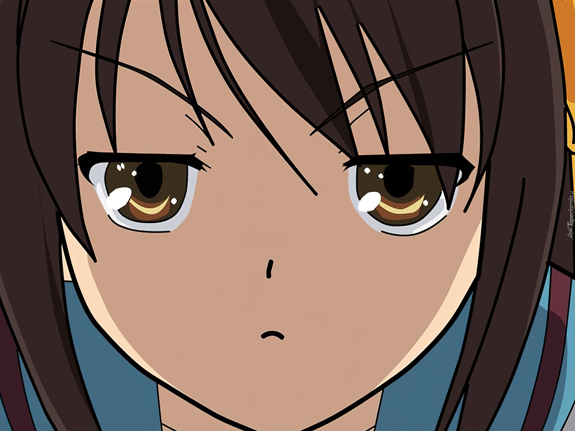 Suzumiya Haruhi No Yuuutsu, wyraz twarzy