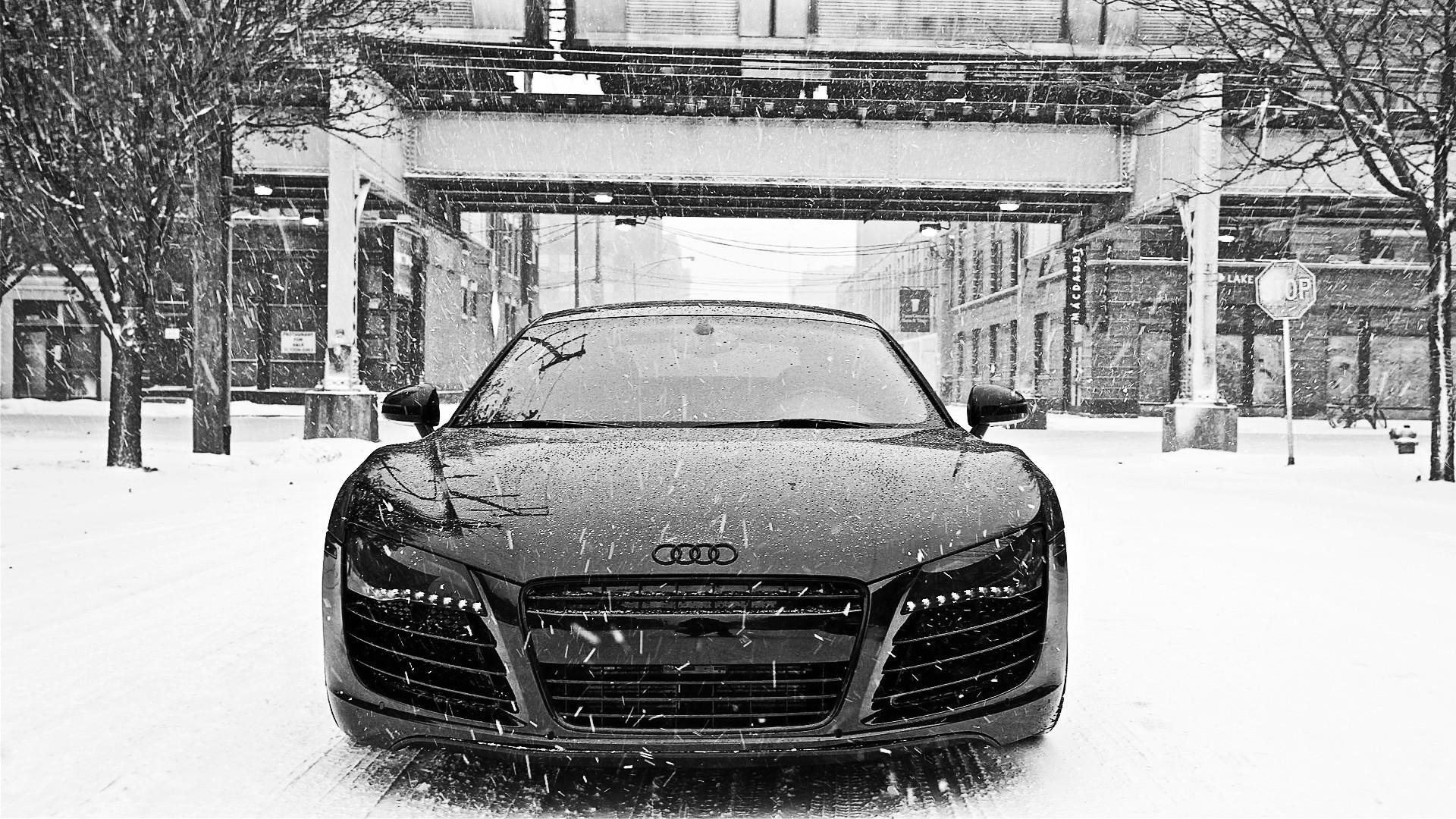 Audi R8, Zima, Śnieg