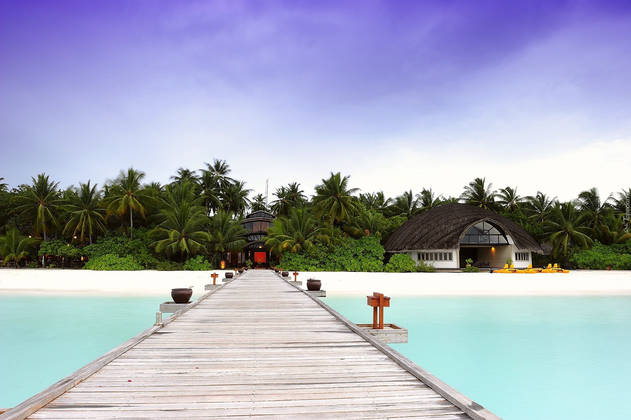 Molo, Dom, Ocean, Angsana Velavaru, Malediwy