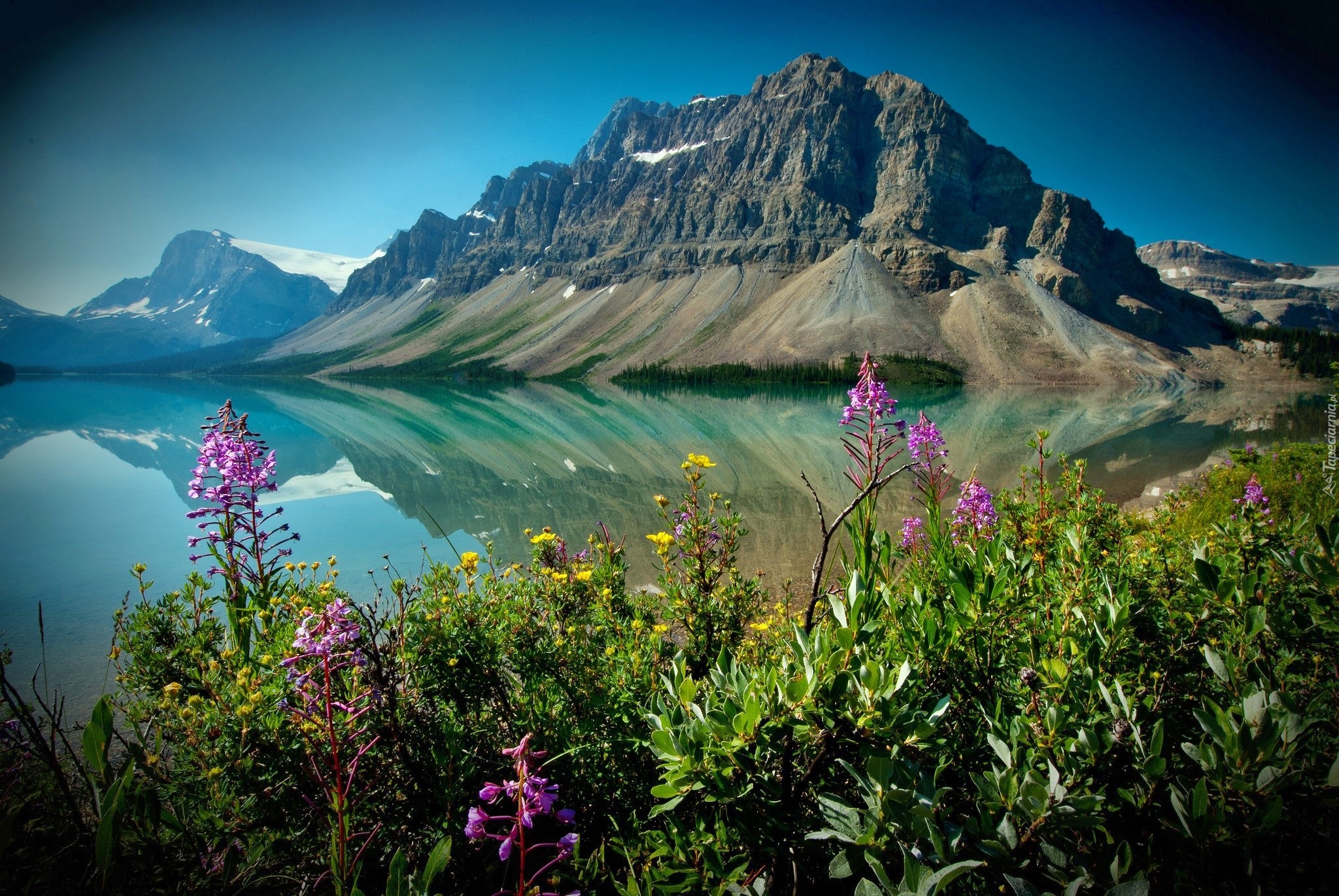 Góry, Jezioro Alberta, Kanada