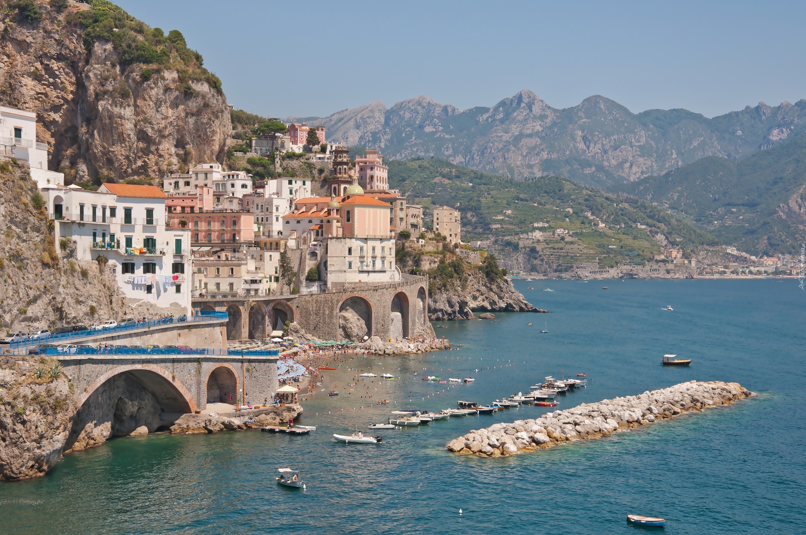 Amalfi, Panorama, Włochy