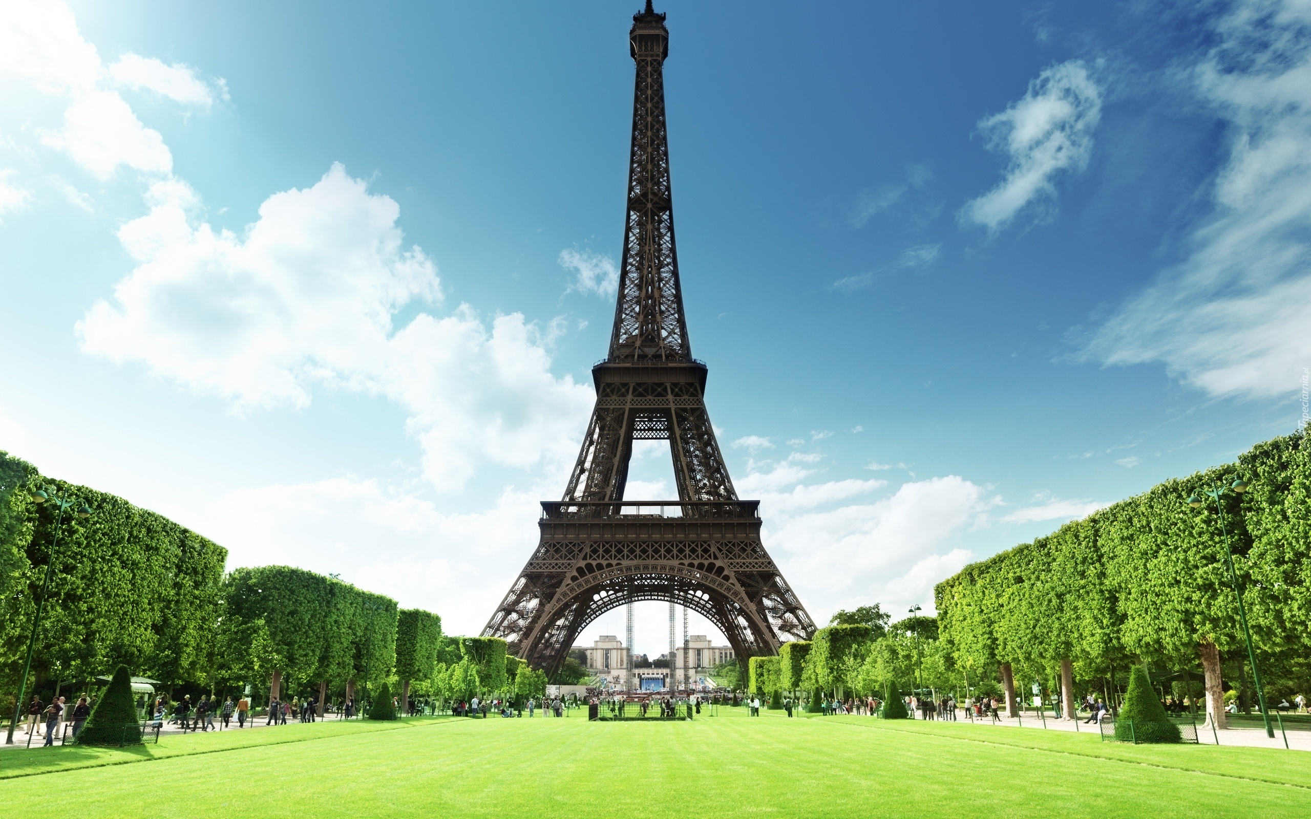 Wieża Eiffla, Paryż, Francja, Budowla, Budynek, Konstrukcja
