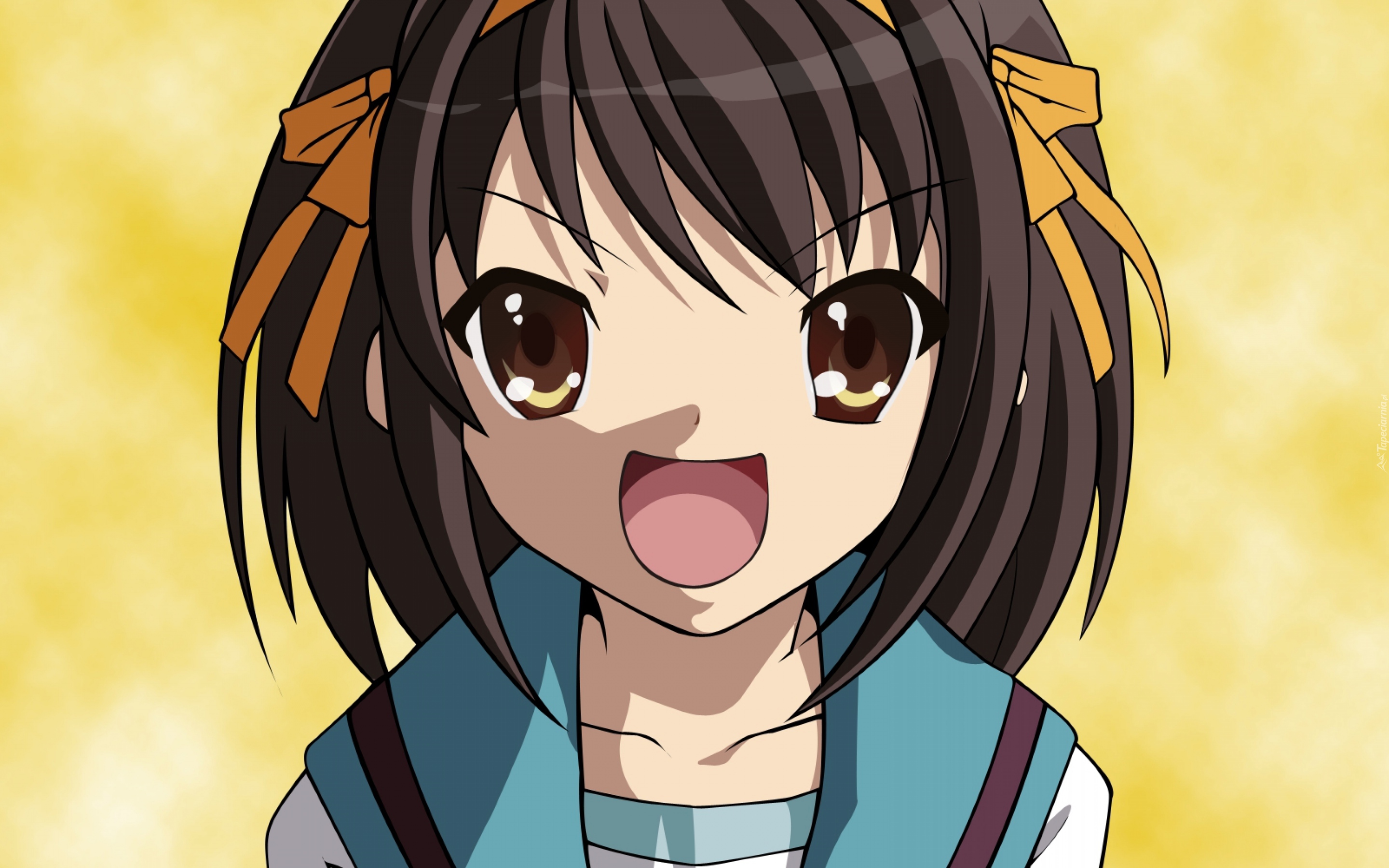 Suzumiya Haruhi No Yuuutsu, otwarta buzia, opaska na włosy