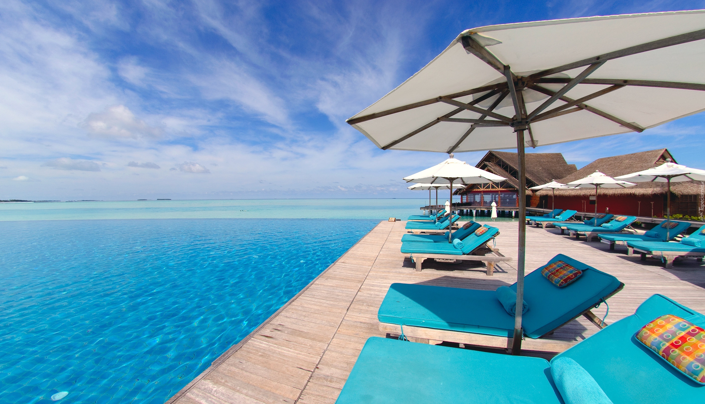 Hotel, Ocean, Kurort, Malediwy