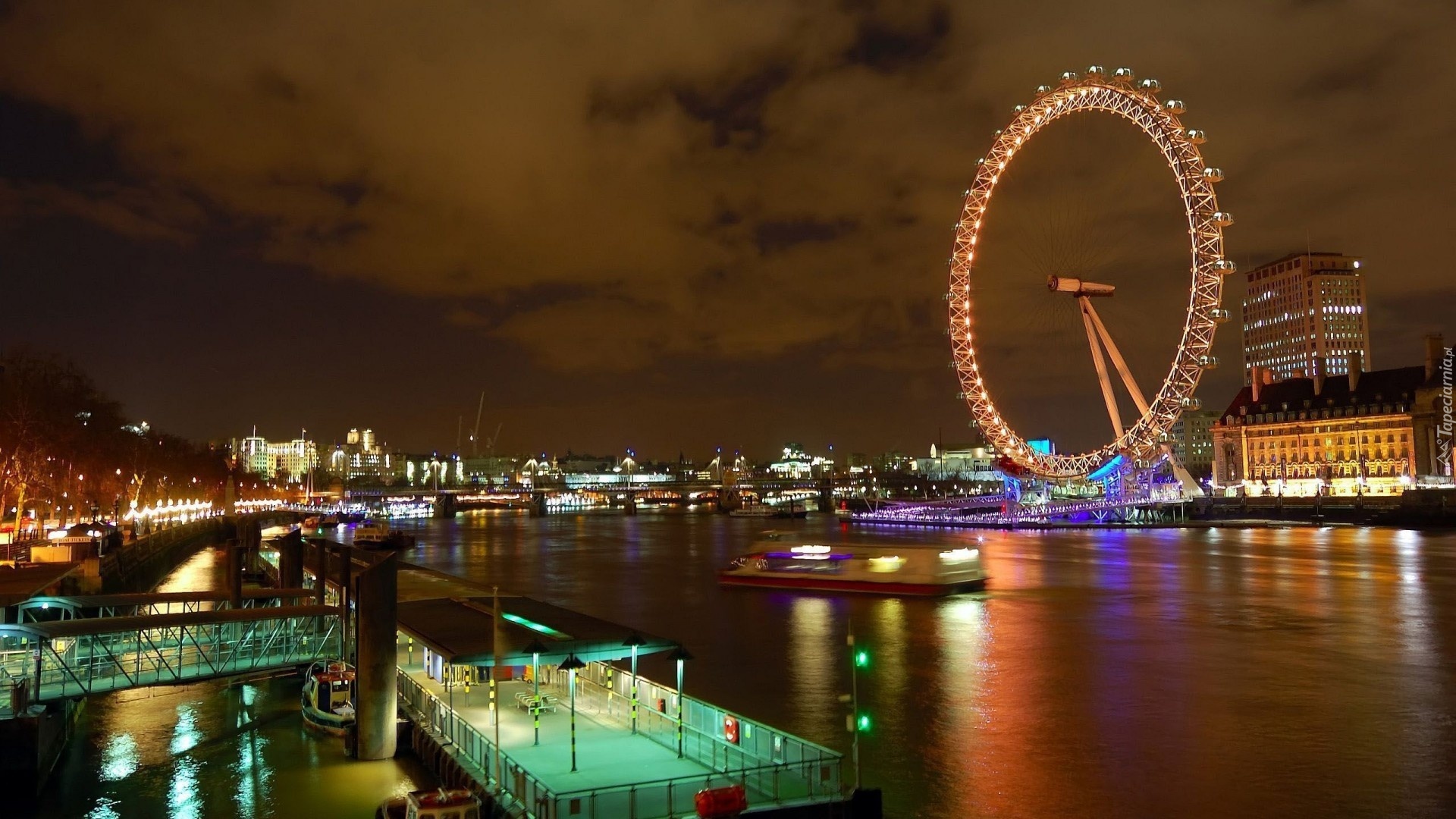 Panorama, Londyn, London Eye, Anglia