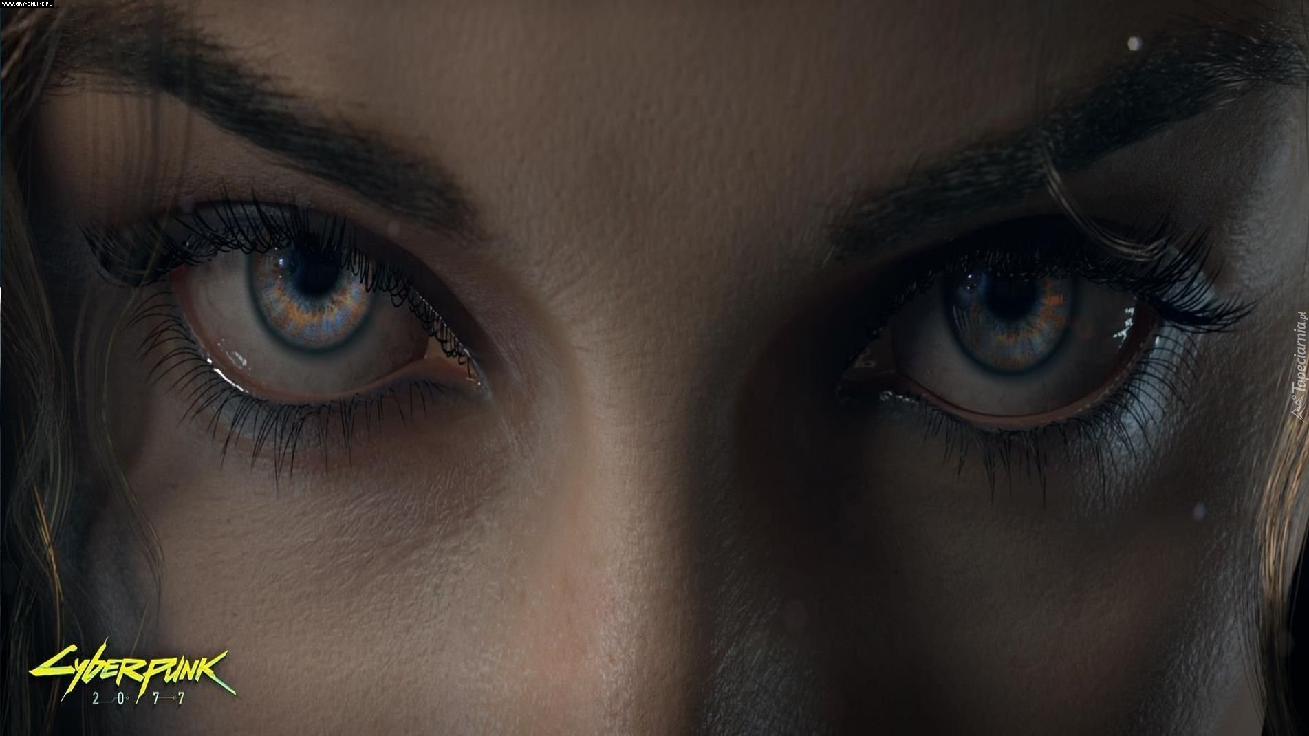 Cyberpunk 2077, Kobieta, Oczy
