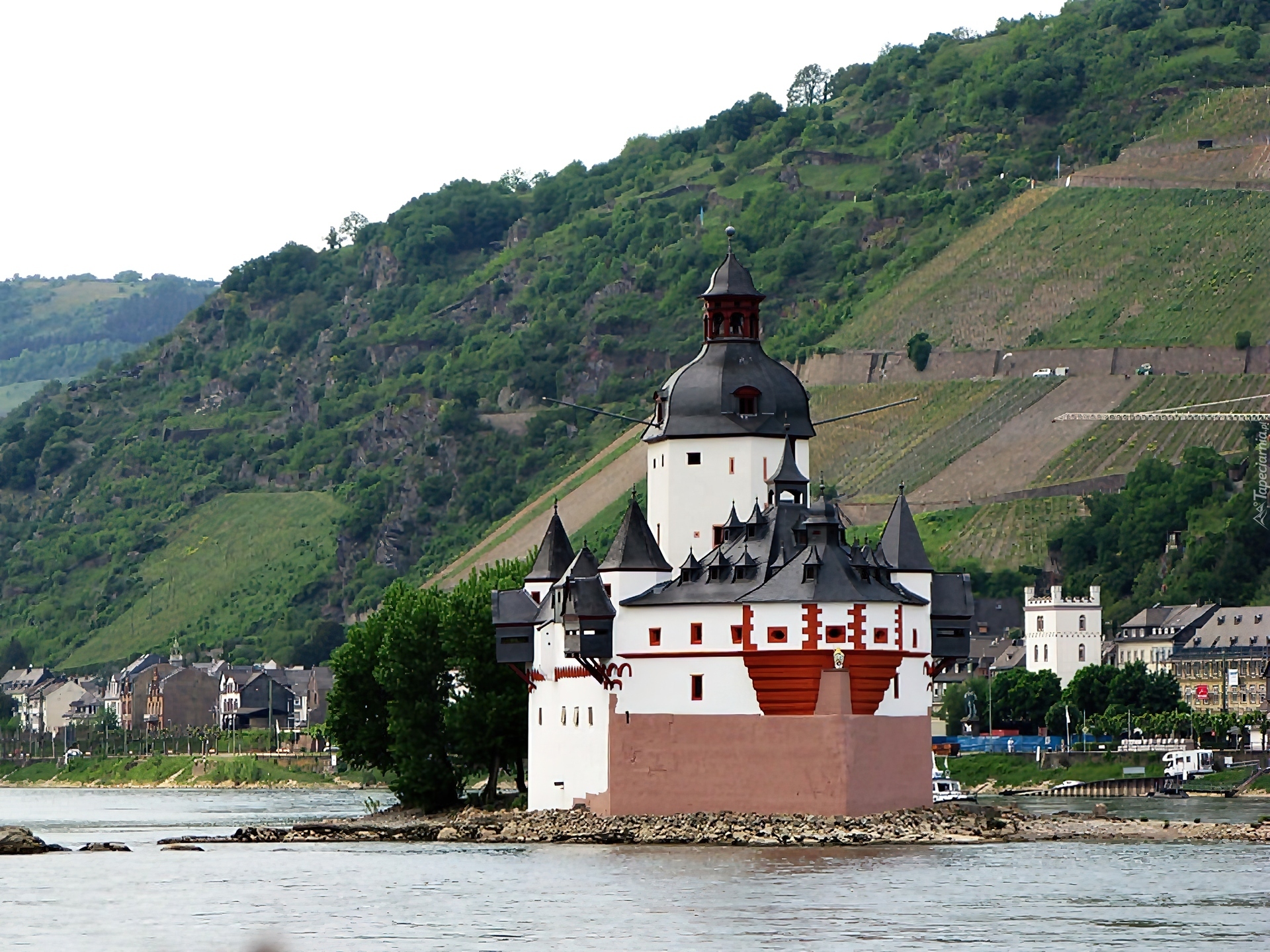 Kaub, Nad Renem, Zamek, Pfalzgrafenstein