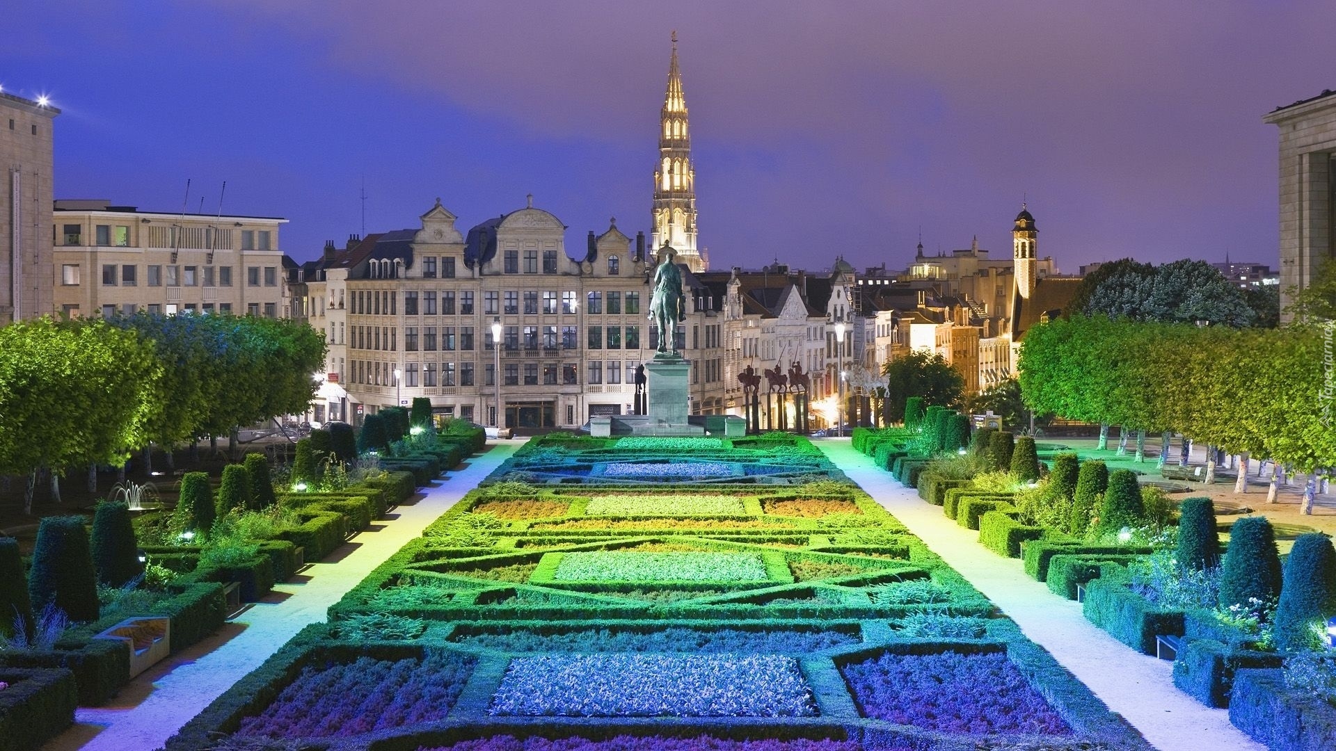 Pałac, Ogród, Bruksela, Belgia