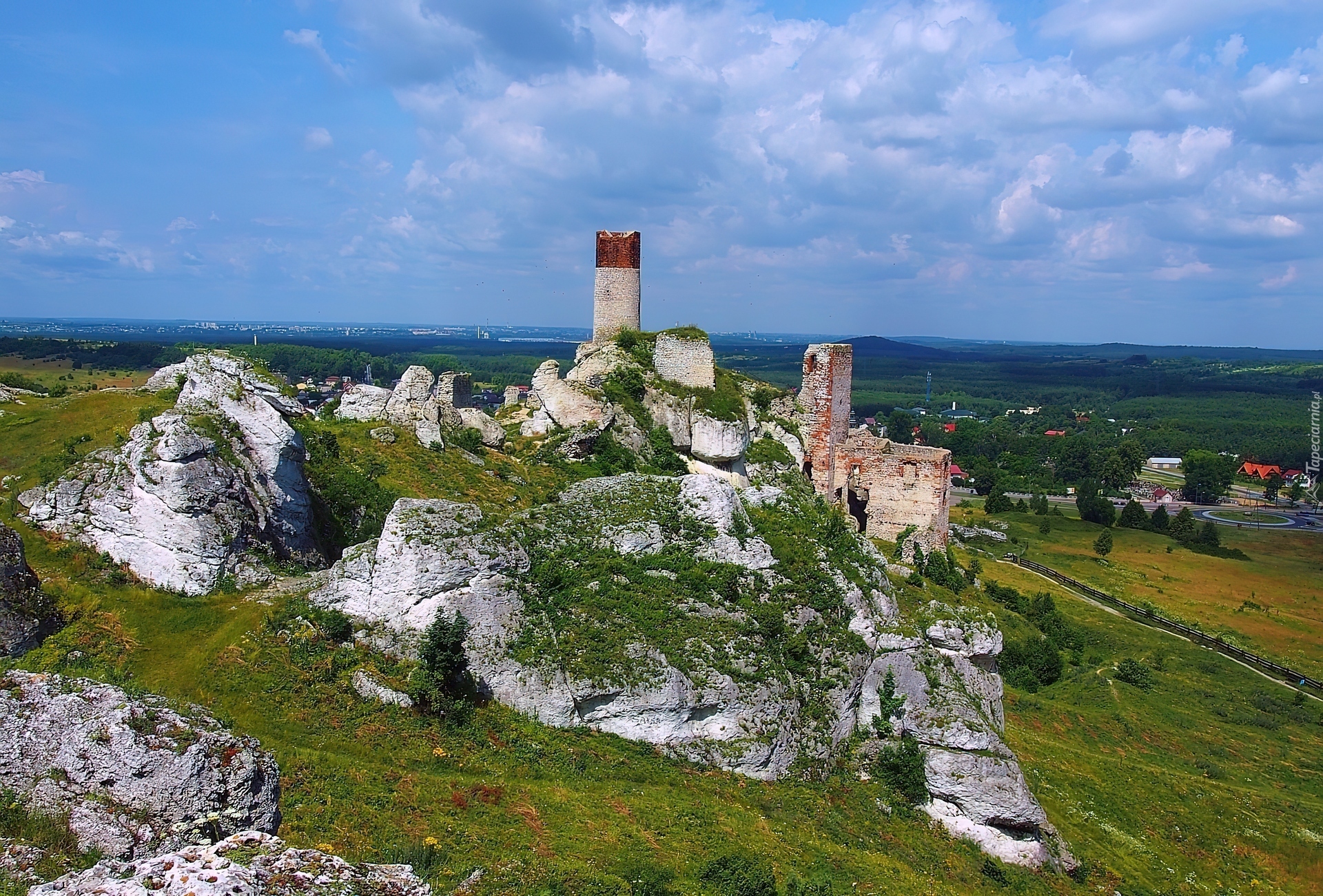 Skały, Ruiny, Panorama, Miasta