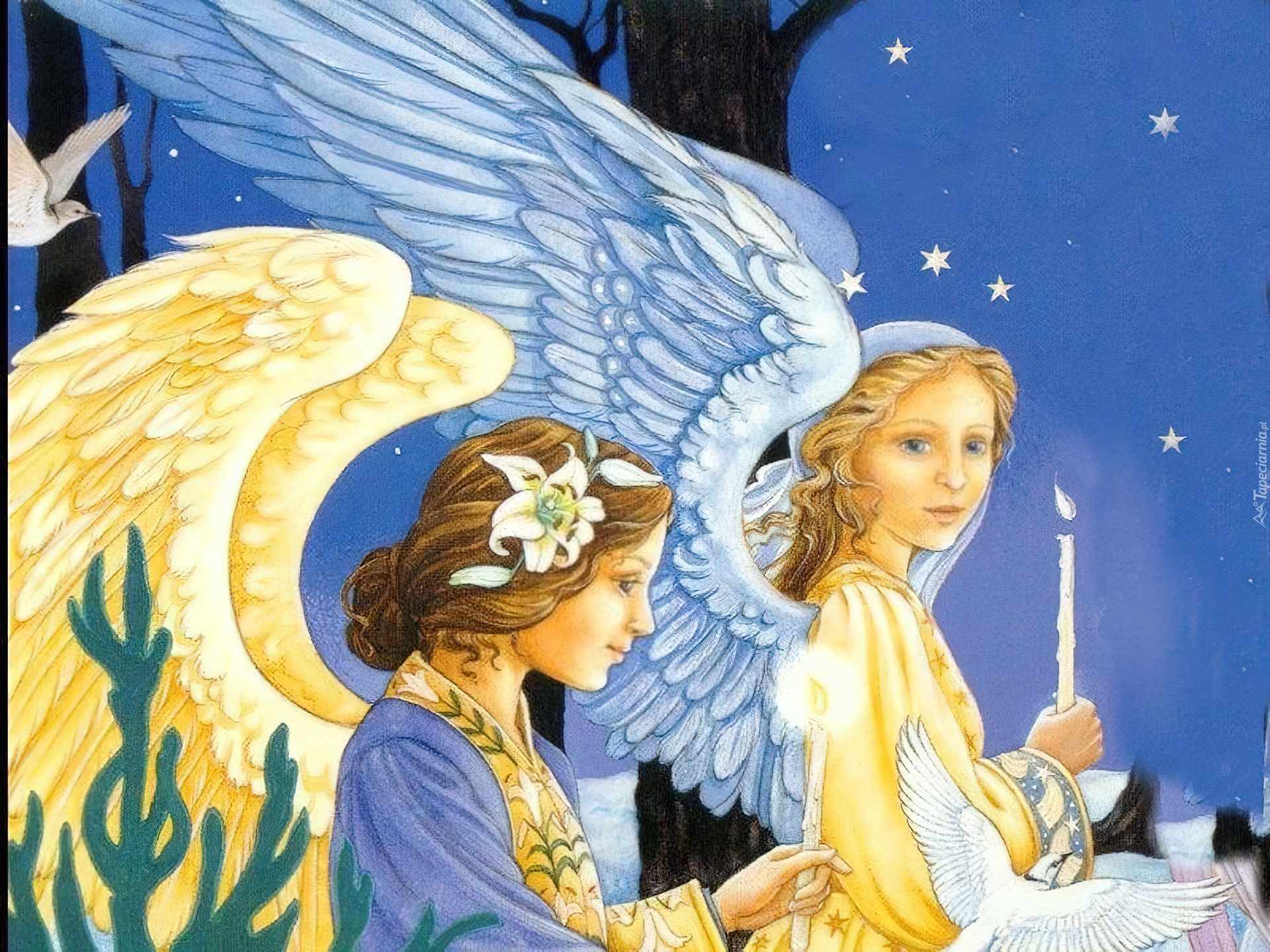 Три ангела хранителя детей песня. Рождественский ангел. Два ангела. Ангел иллюстрация. Добрый ангел.