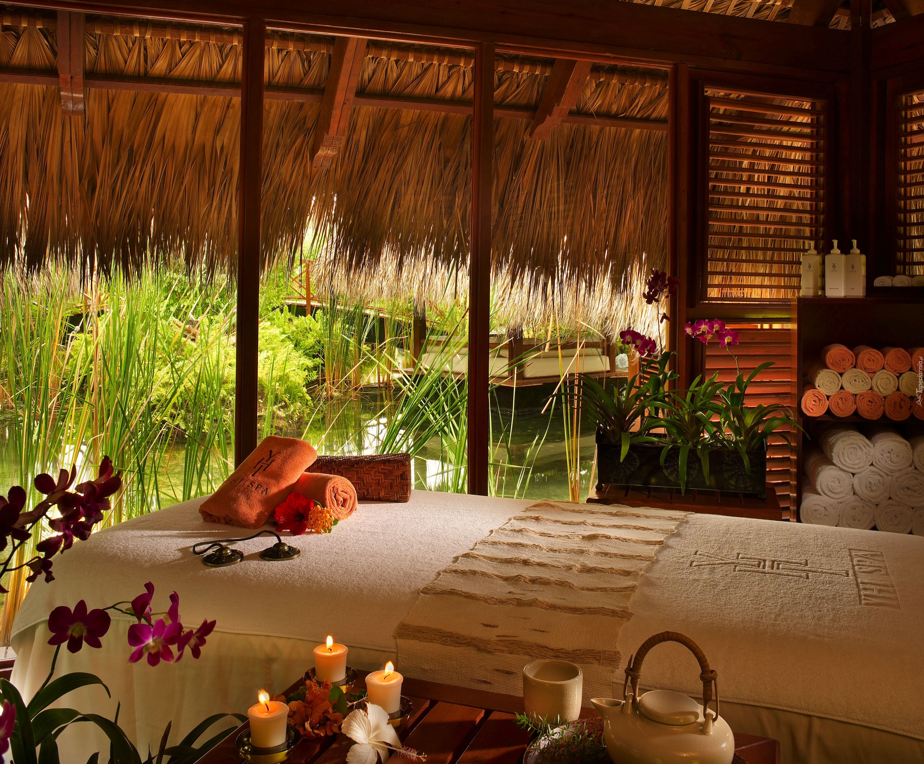 Luksusowy, Hotel, SPA, Tahiti