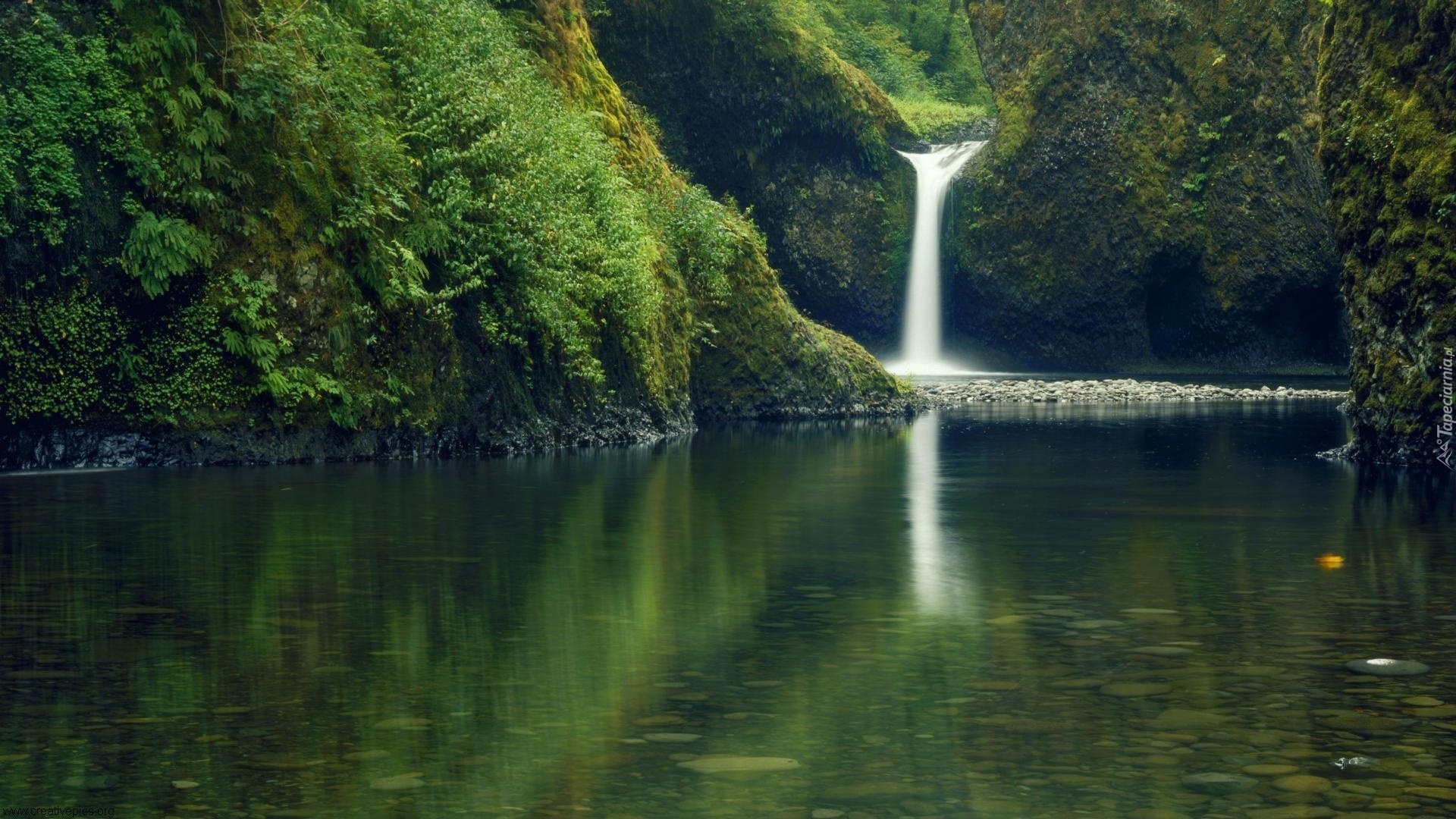 Wodospad, Rzeka, George, Oregon