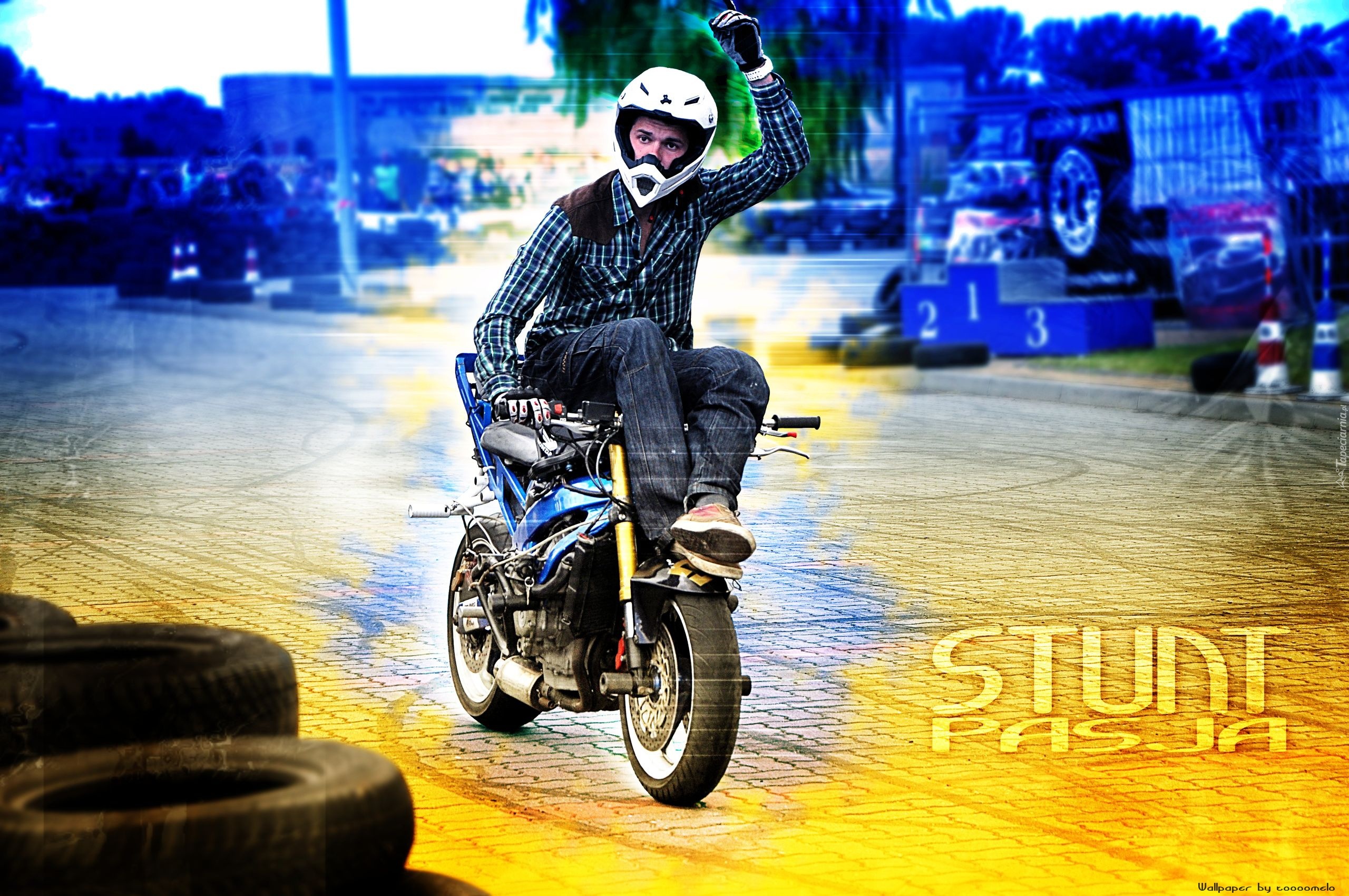 Motocykl, Sport, Stunt, Akrobacje, Pasja