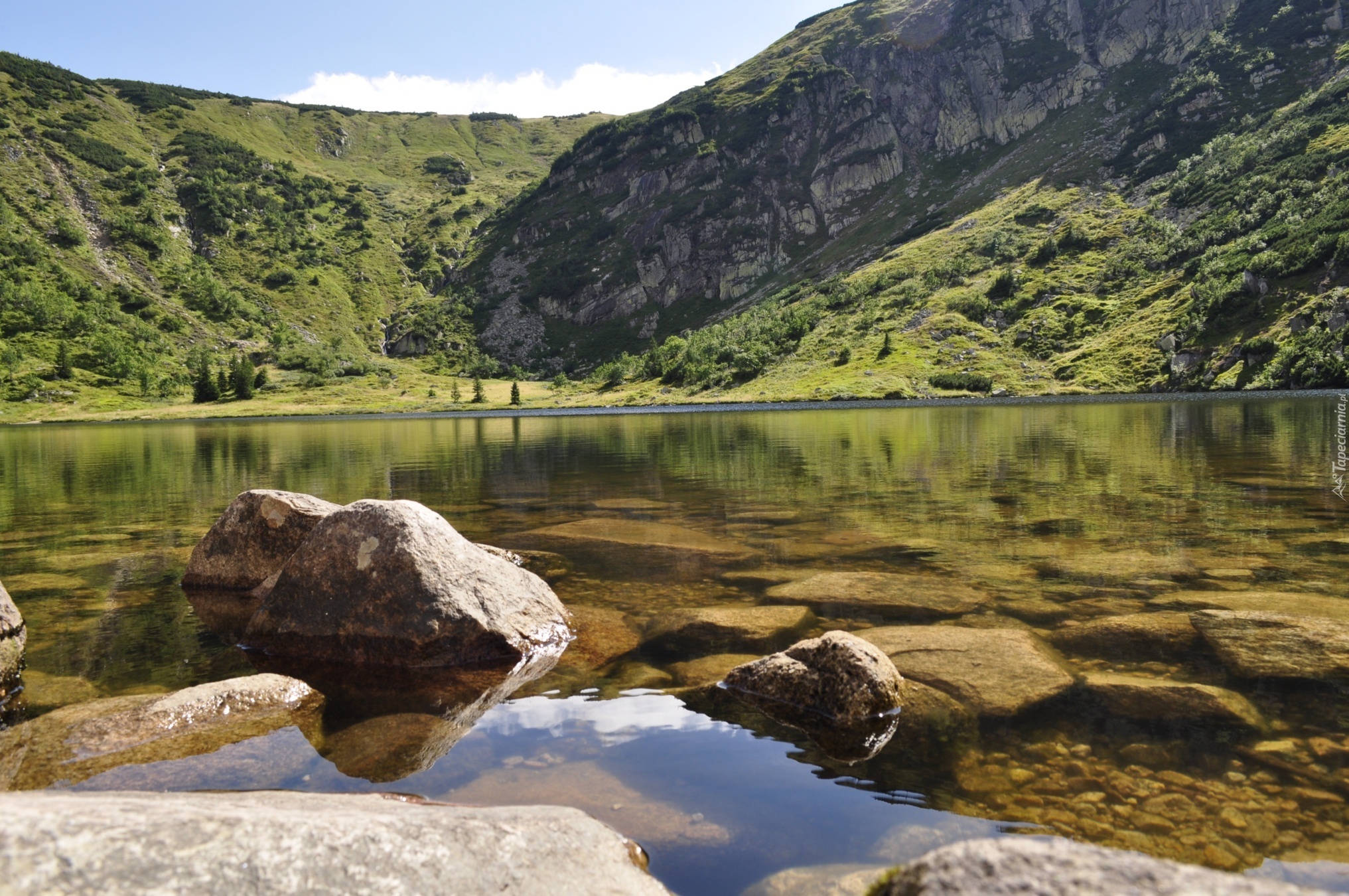 Góry, Jezioro, Skały