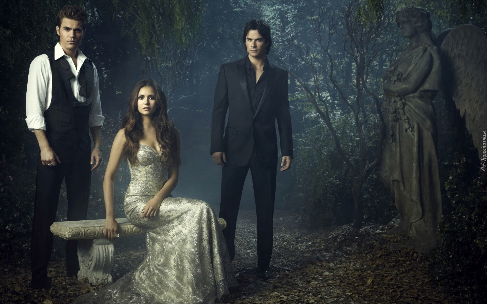 Pamiętniki wampirów, The Vampirie Diaries, Paul Wesley, Nina Dobrev, Ian Somerhalder