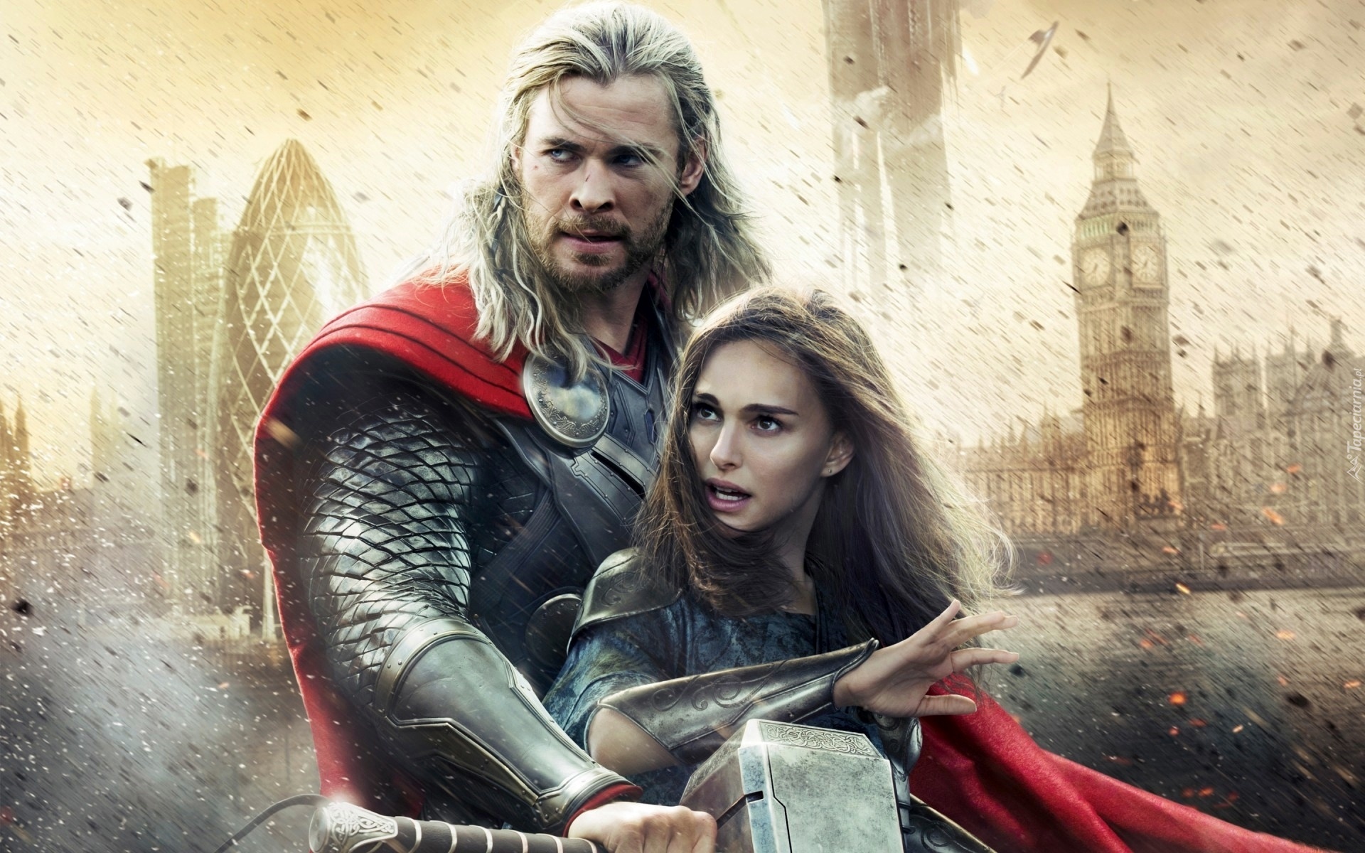 Thor, Mroczny Świat, Natalie Portman, Chris Hemsworth