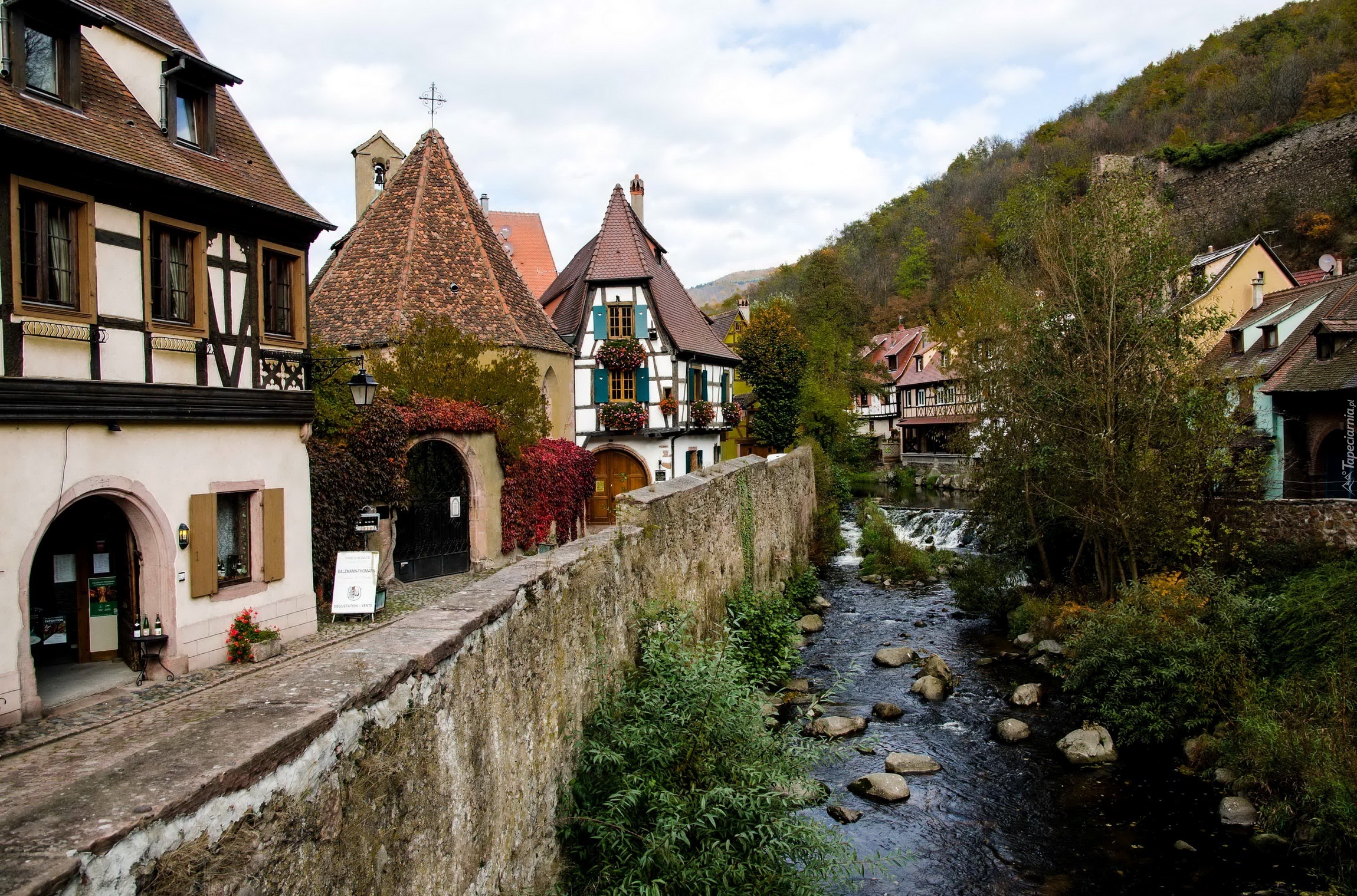 Domy, Rzeka, Góry, Francja