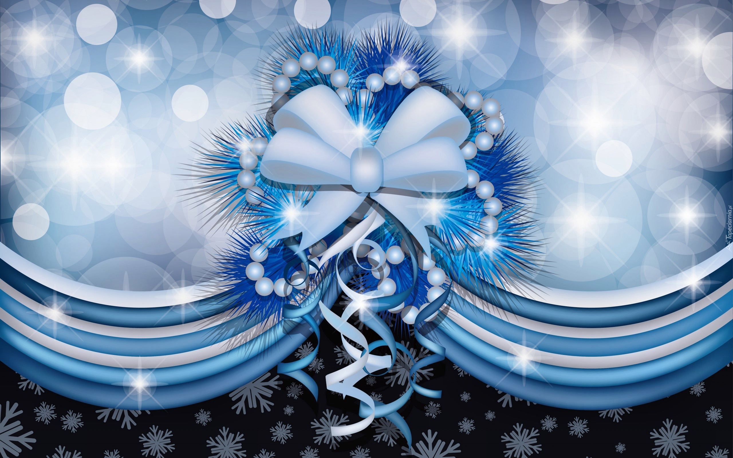 Boże Narodzenie, Niebieska, Dekoracja