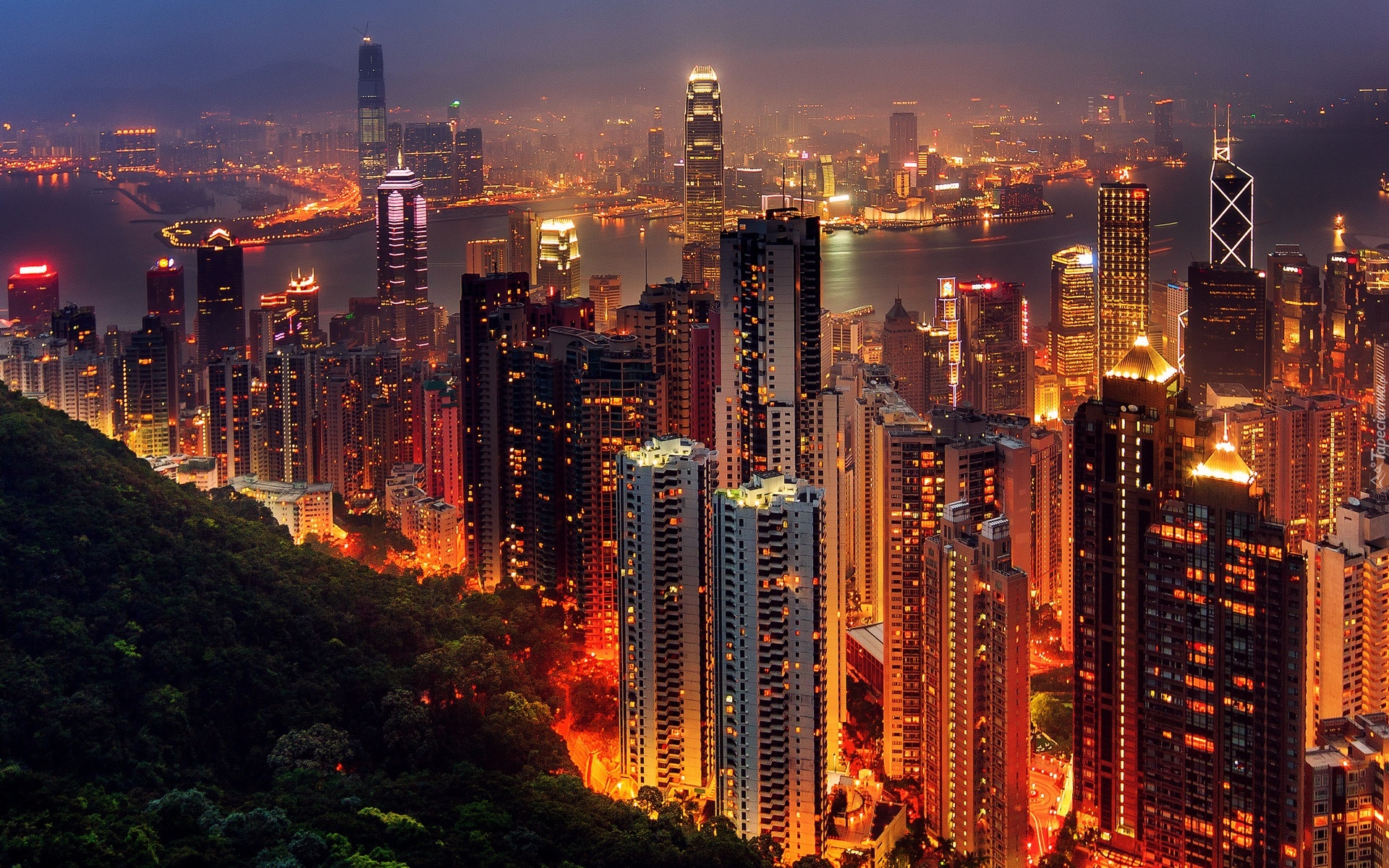 Hong Kong, Panorama, Miasta