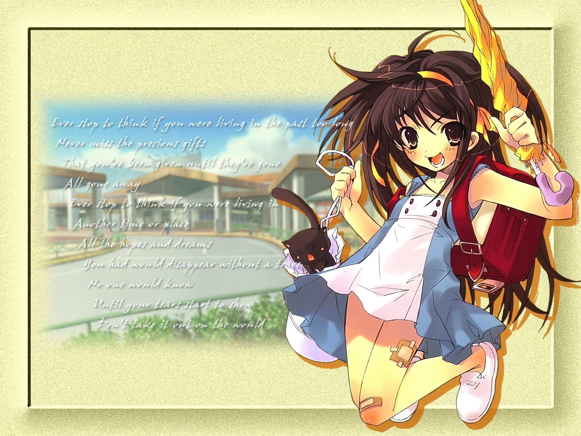 Suzumiya Haruhi No Yuuutsu, Plecak, Parasolka