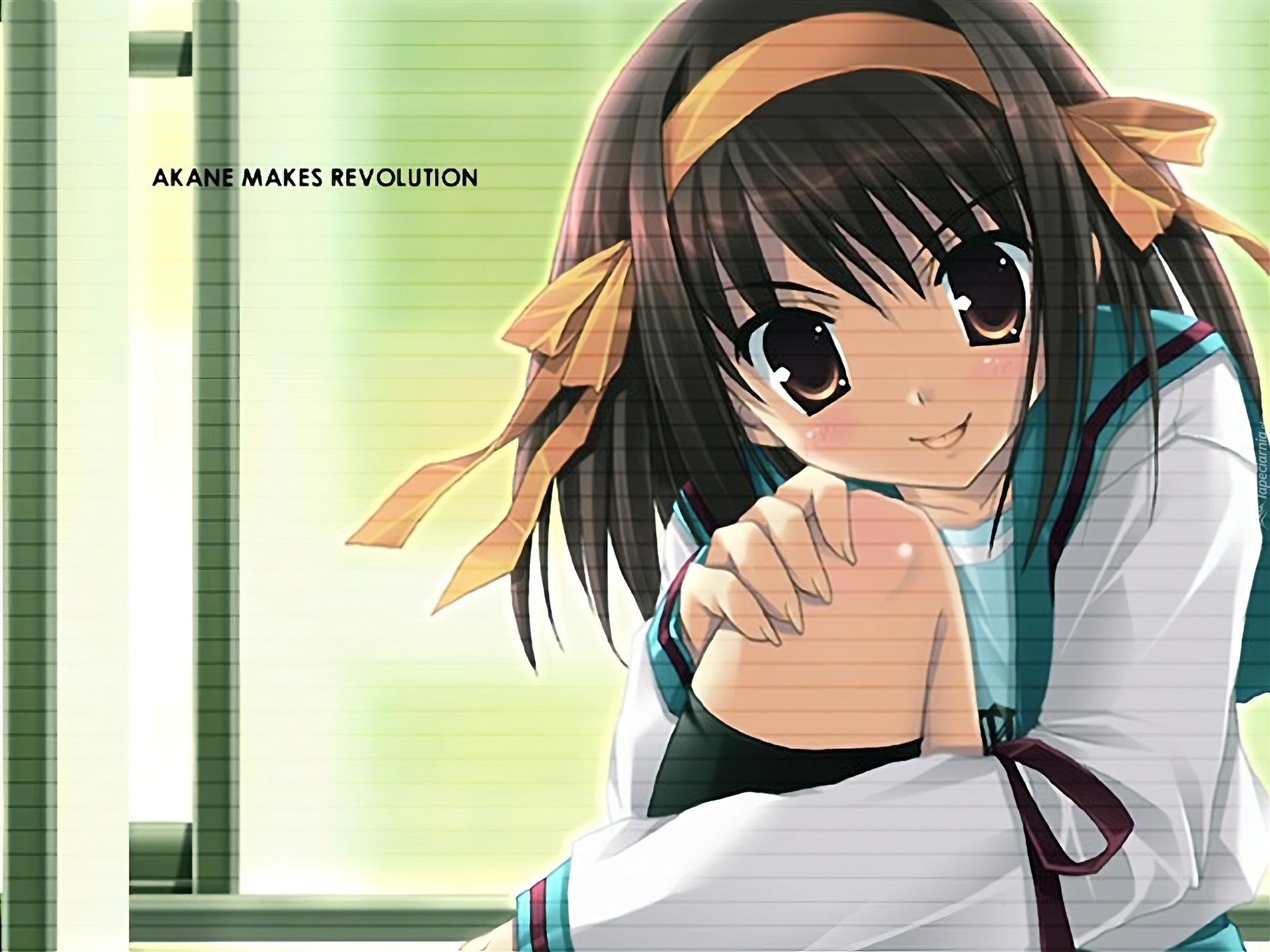 Suzumiya Haruhi No Yuuutsu, dziewczyna, opaska na włosach