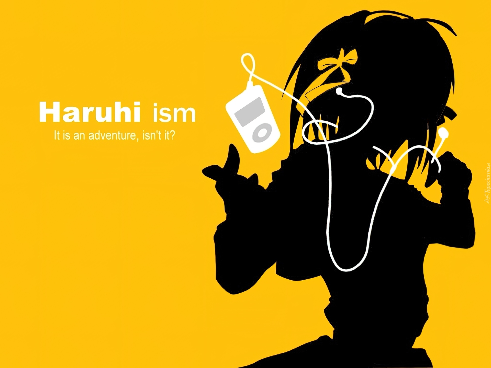 Suzumiya Haruhi No Yuuutsu, dziewczyna, ipod