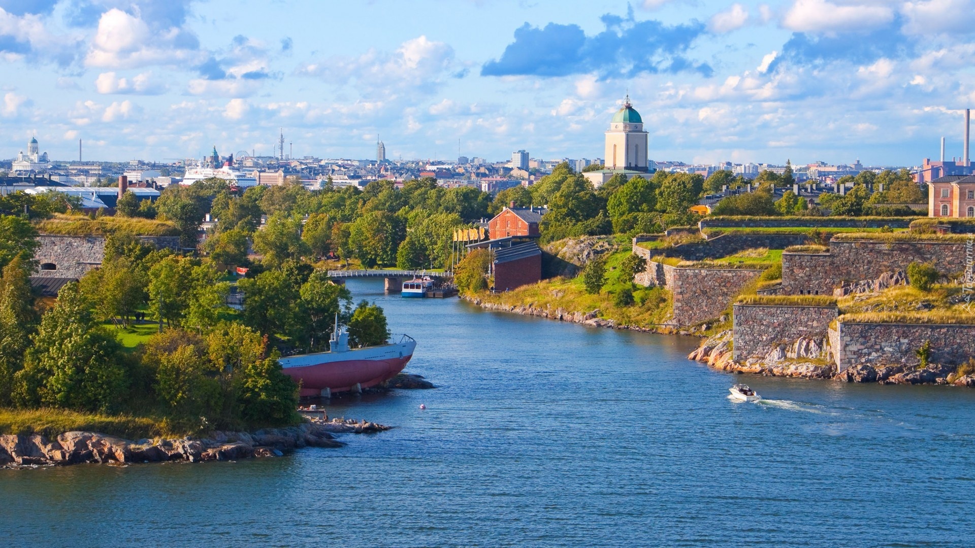 Panorama, Miasta, Helsinki, Finlandia