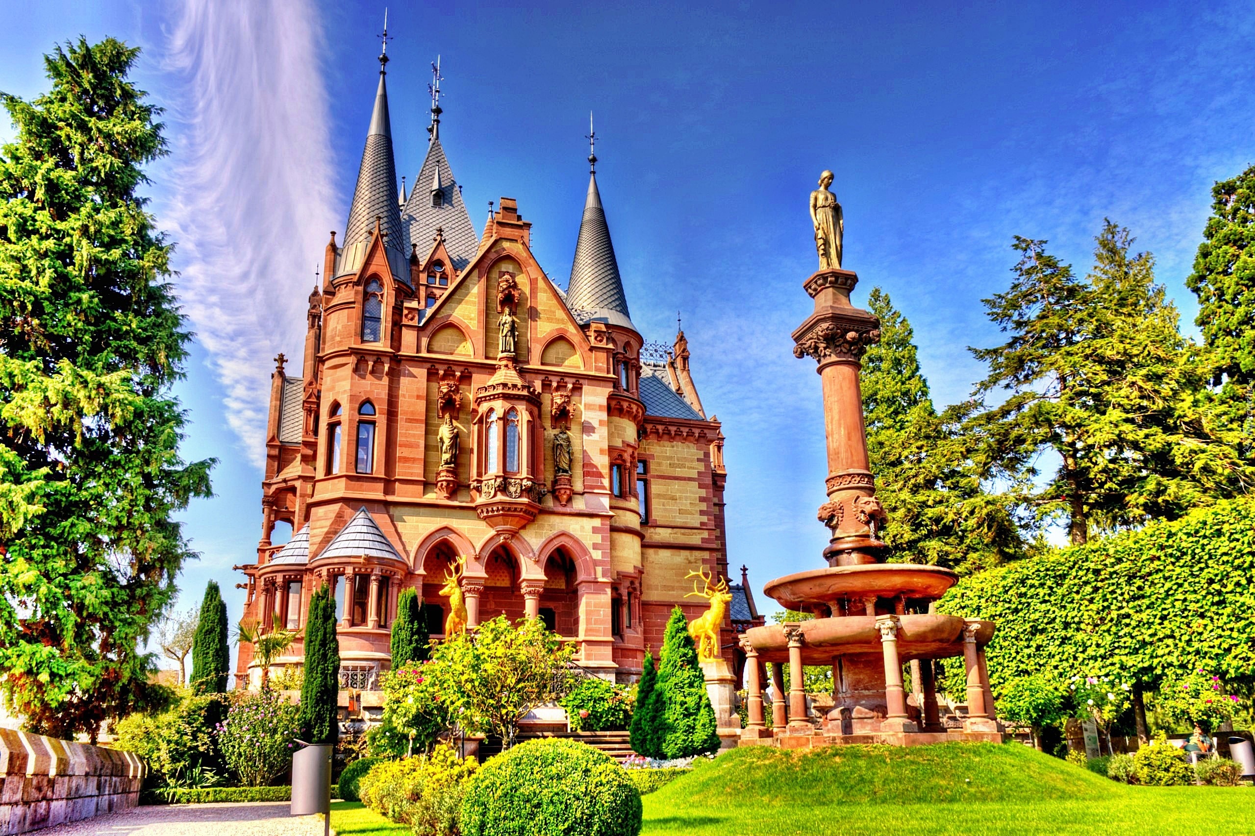 Zamek, Schloss Drachenburg, Niemcy