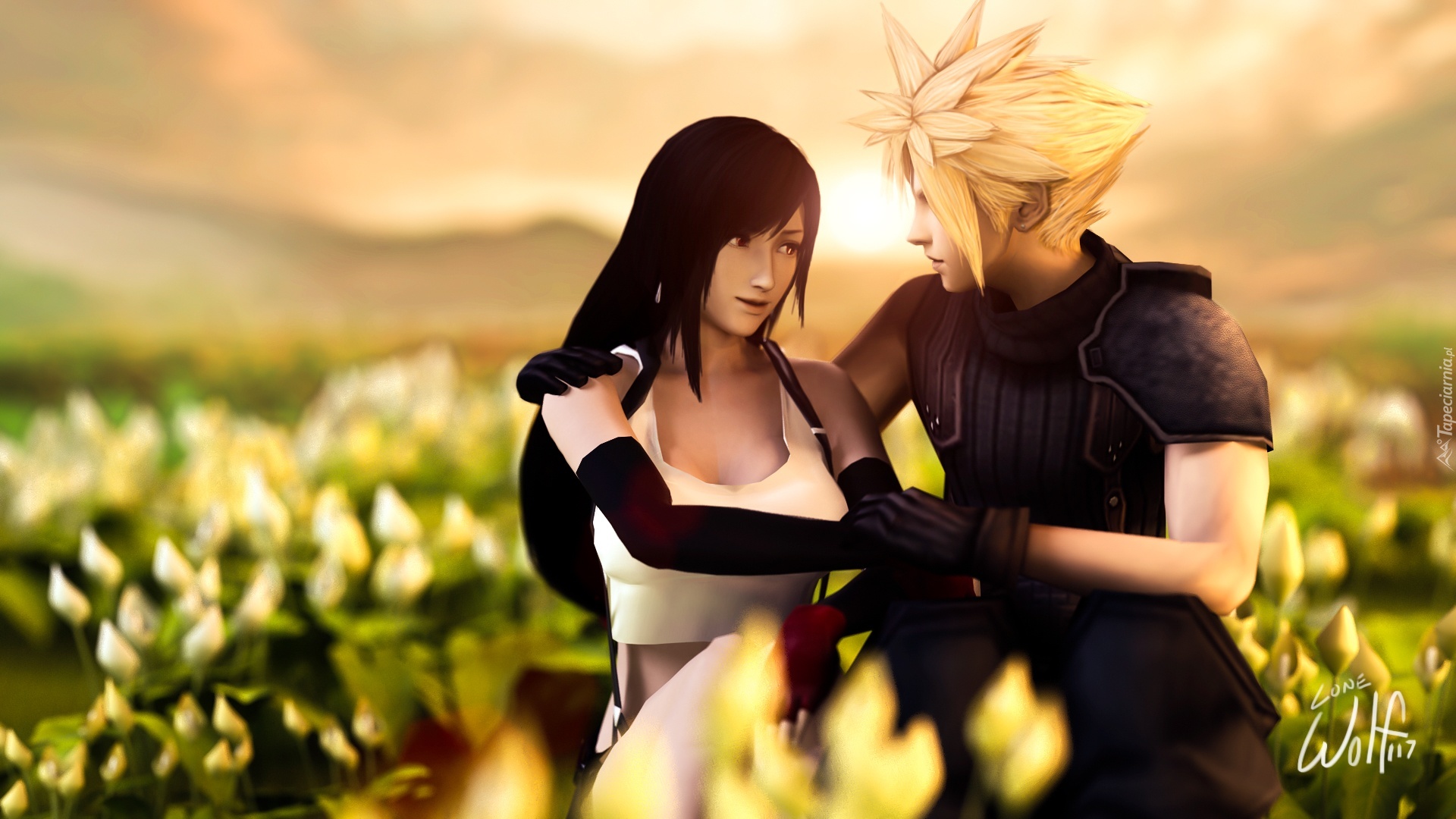 Final Fantasy, Tifa Lockhart, Cloud