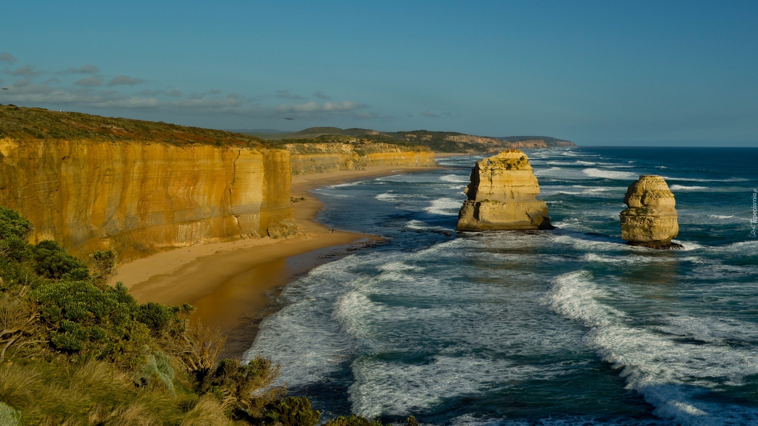 Morze, Skały, Wybrzeże, Australia