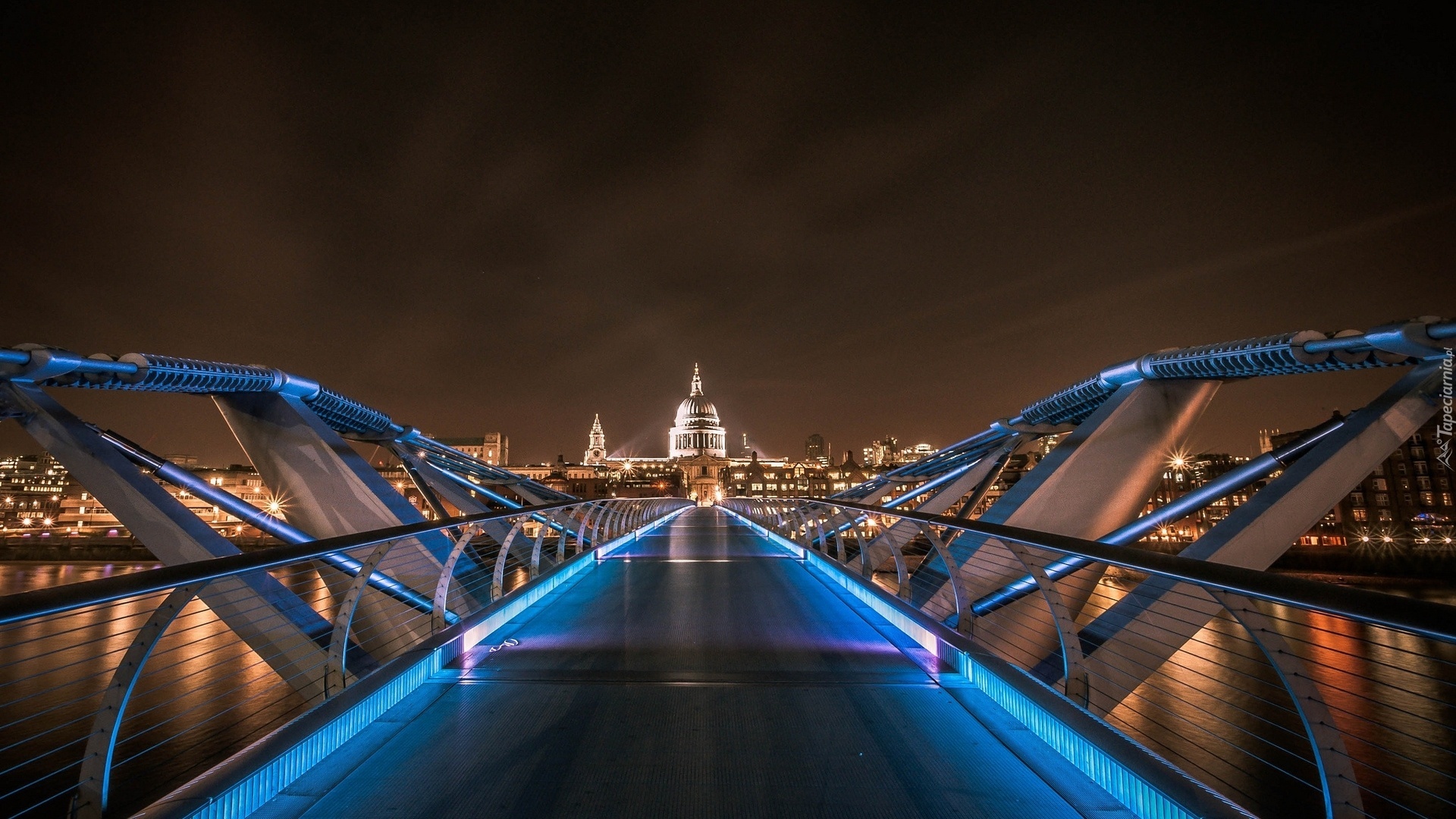 Oświetlony, Most, Londyn