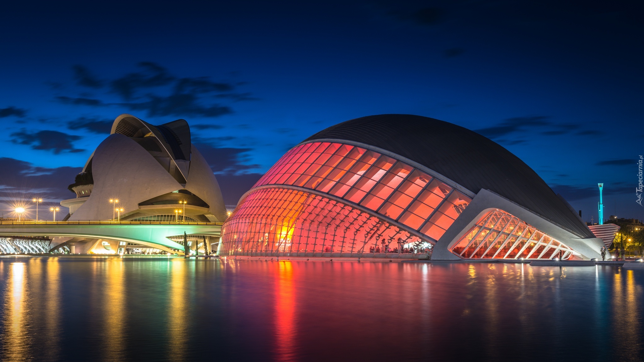 Hiszpania, Walencja, Miasteczko Sztuki i Nauki, Ciudad de las Artes y las Ciencias, Kompleks kulturalno - rozrywkowy, Planetarium