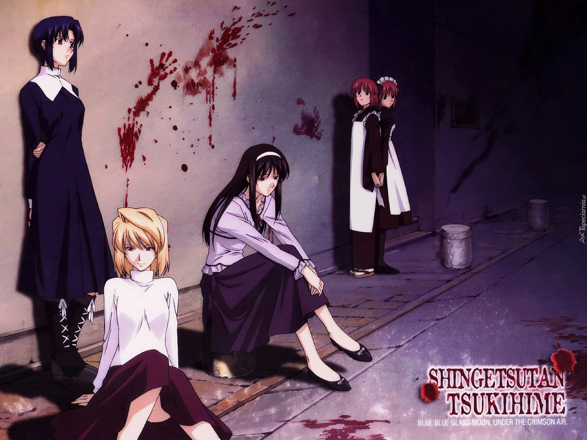 Shingetsutan Tsukihime, smutek, krew