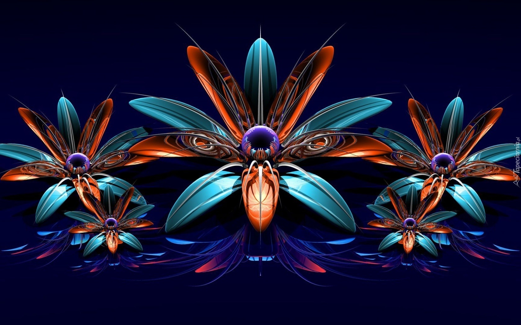 Kwiaty, Grafika 3D