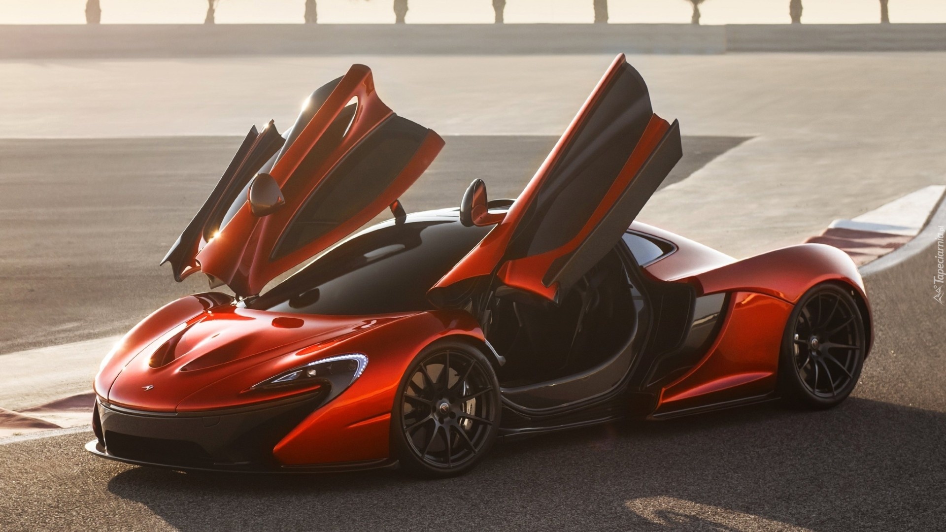 McLaren P1, Uniesione, Drzwi